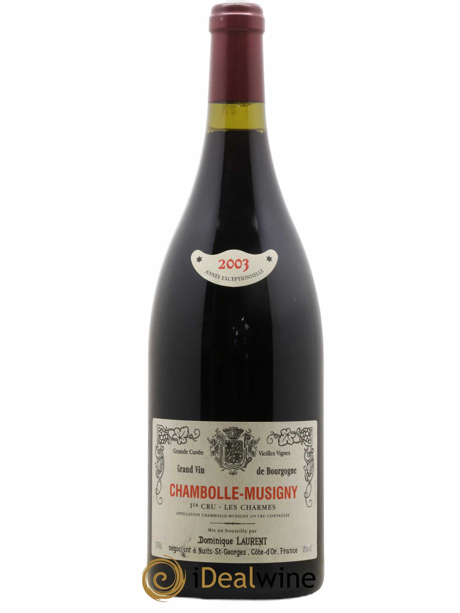 Chambolle-Musigny 1er Cru Les Charmes Dominique Laurent 2003 - Lot de 1 magnum - 0