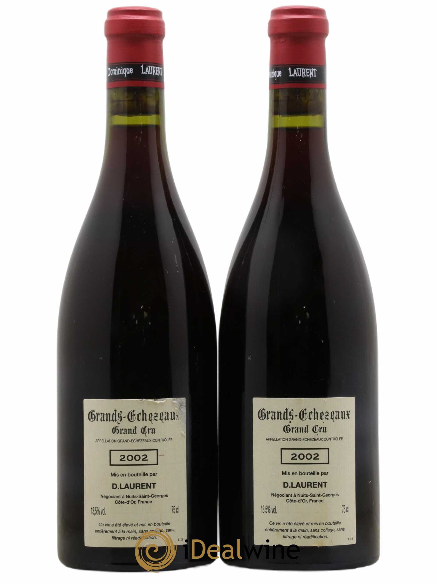 Grands-Echezeaux Grand Cru Dominique Laurent Cuvée Vieilles Vignes 2002 - Lot de 2 bouteilles - 1