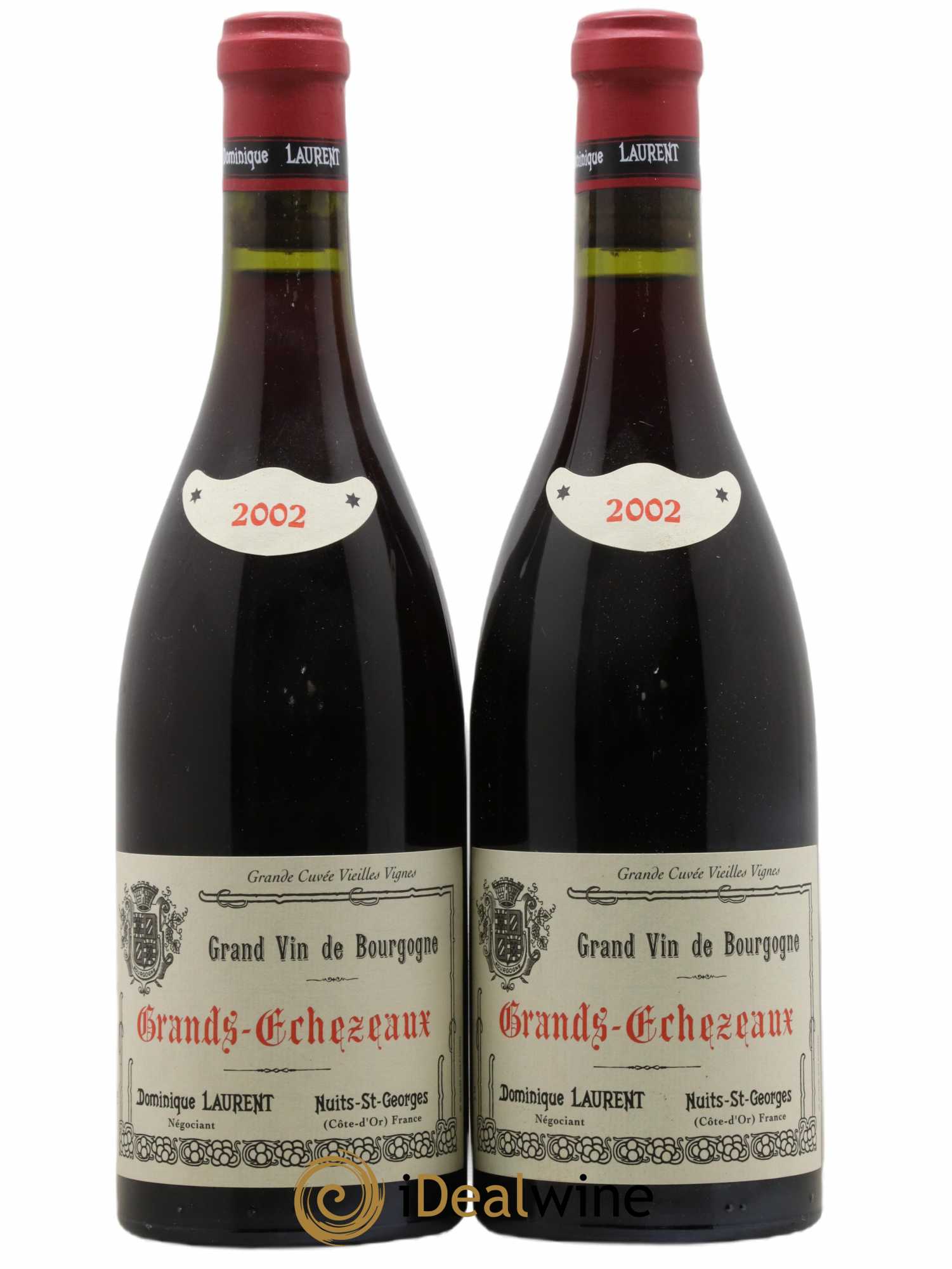 Grands-Echezeaux Grand Cru Dominique Laurent Cuvée Vieilles Vignes 2002 - Lot de 2 bouteilles - 0