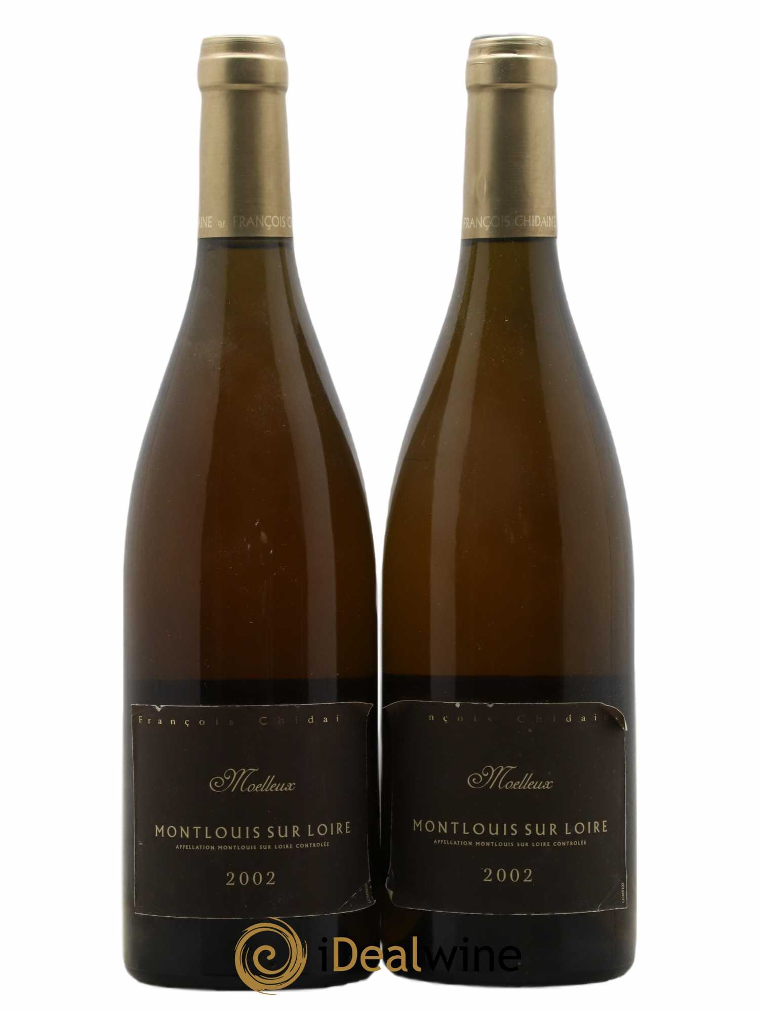 Montlouis-sur-Loire Moelleux François Chidaine 2002 - Lotto di 2 bottiglie - 0
