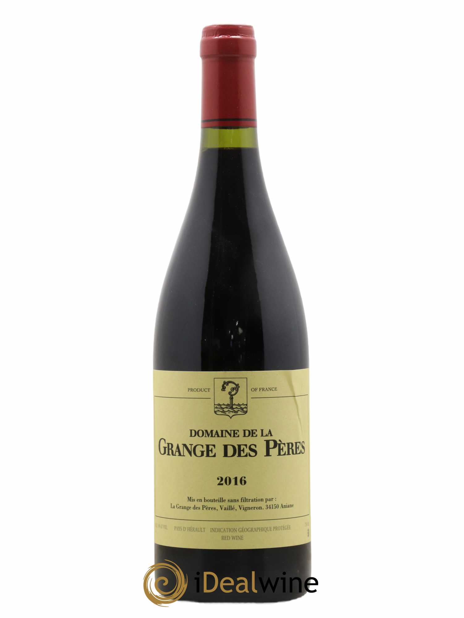 Pays d'Hérault Grange des Pères Laurent Vaillé 2016 - Lot de 1 bouteille - 0