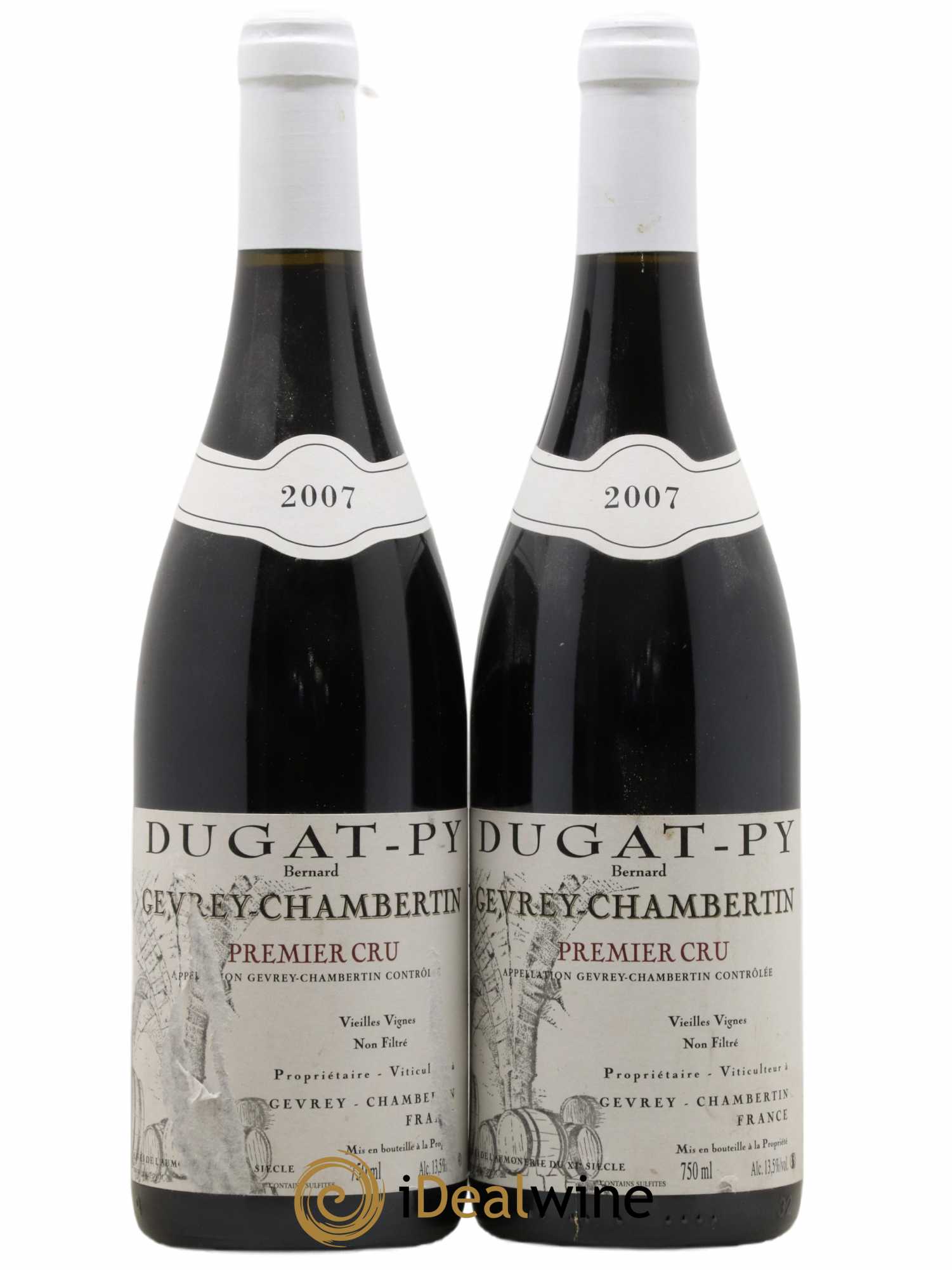 Gevrey-Chambertin 1er Cru Dugat-Py 2007 - Posten von 2 Flaschen - 0