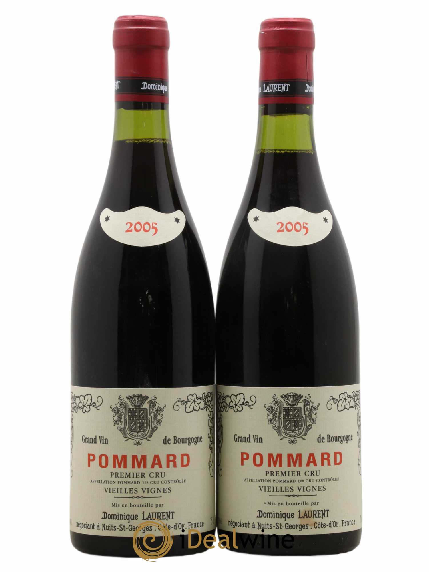 Pommard 1er Cru Vieilles vignes Dominique Laurent 2005 - Lot de 2 bouteilles - 0