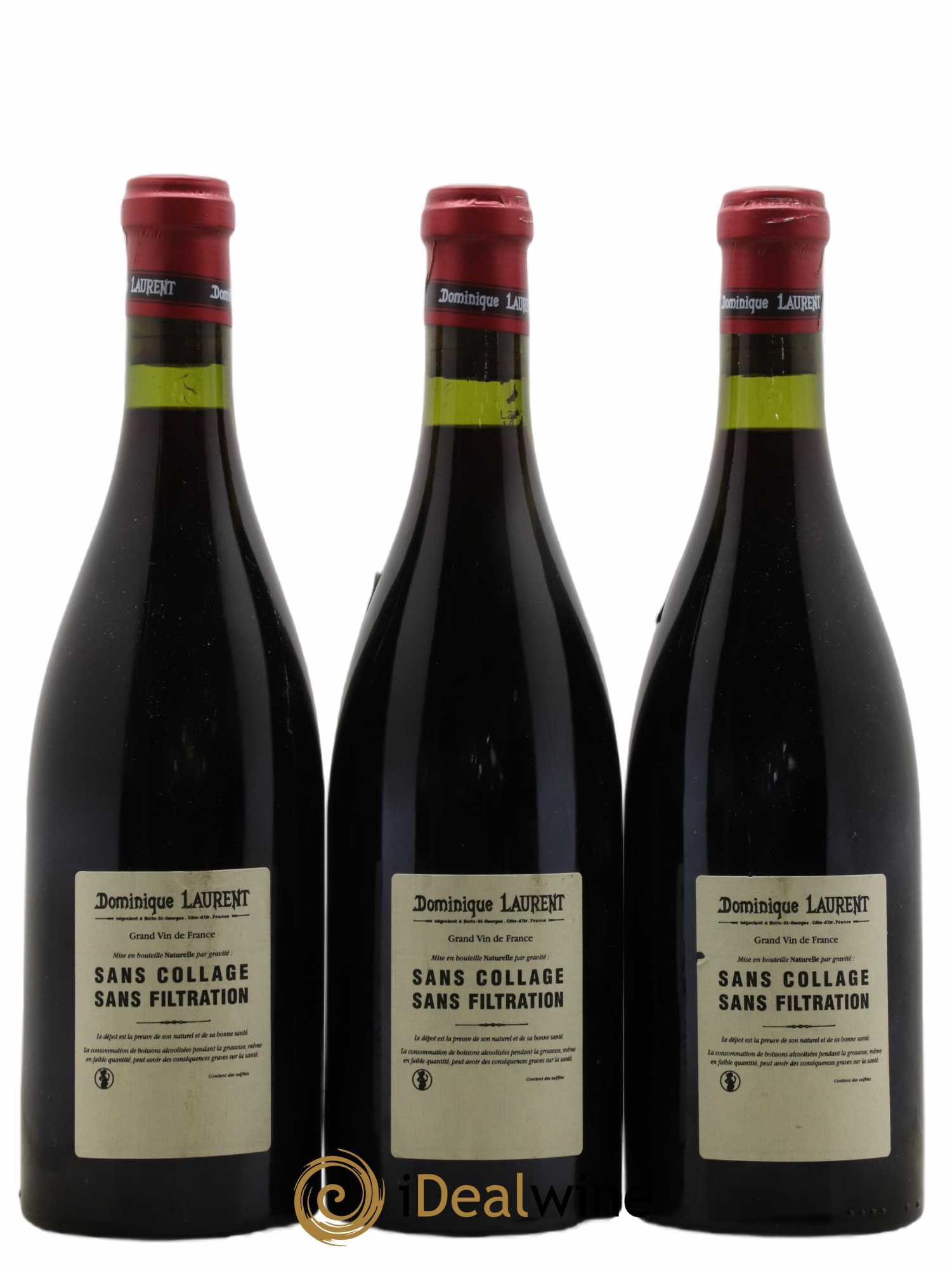Vosne-Romanée 1er Cru Les Suchots Vieilles Vignes Dominique Laurent 2005 - Lot de 3 bouteilles - 1