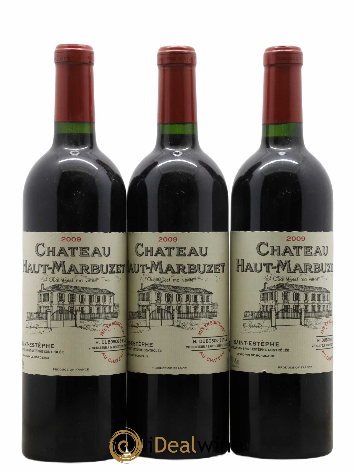 Château Haut Marbuzet 2009 - Lot de 3 bouteilles - 0