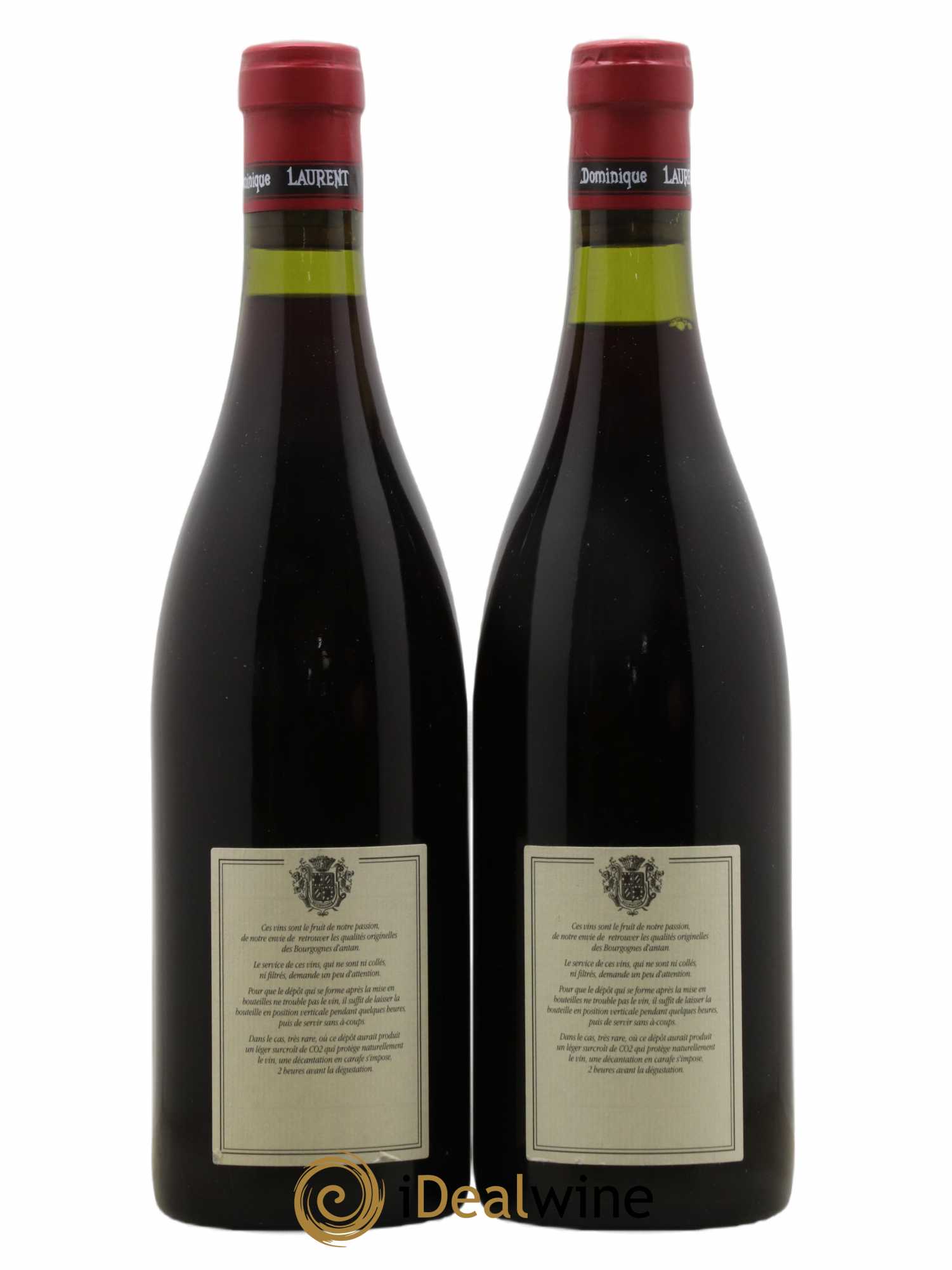 Vosne-Romanée 1er Cru Aux Beaumonts Vieilles Vignes Dominique Laurent 2002 - Lot de 2 bouteilles - 1