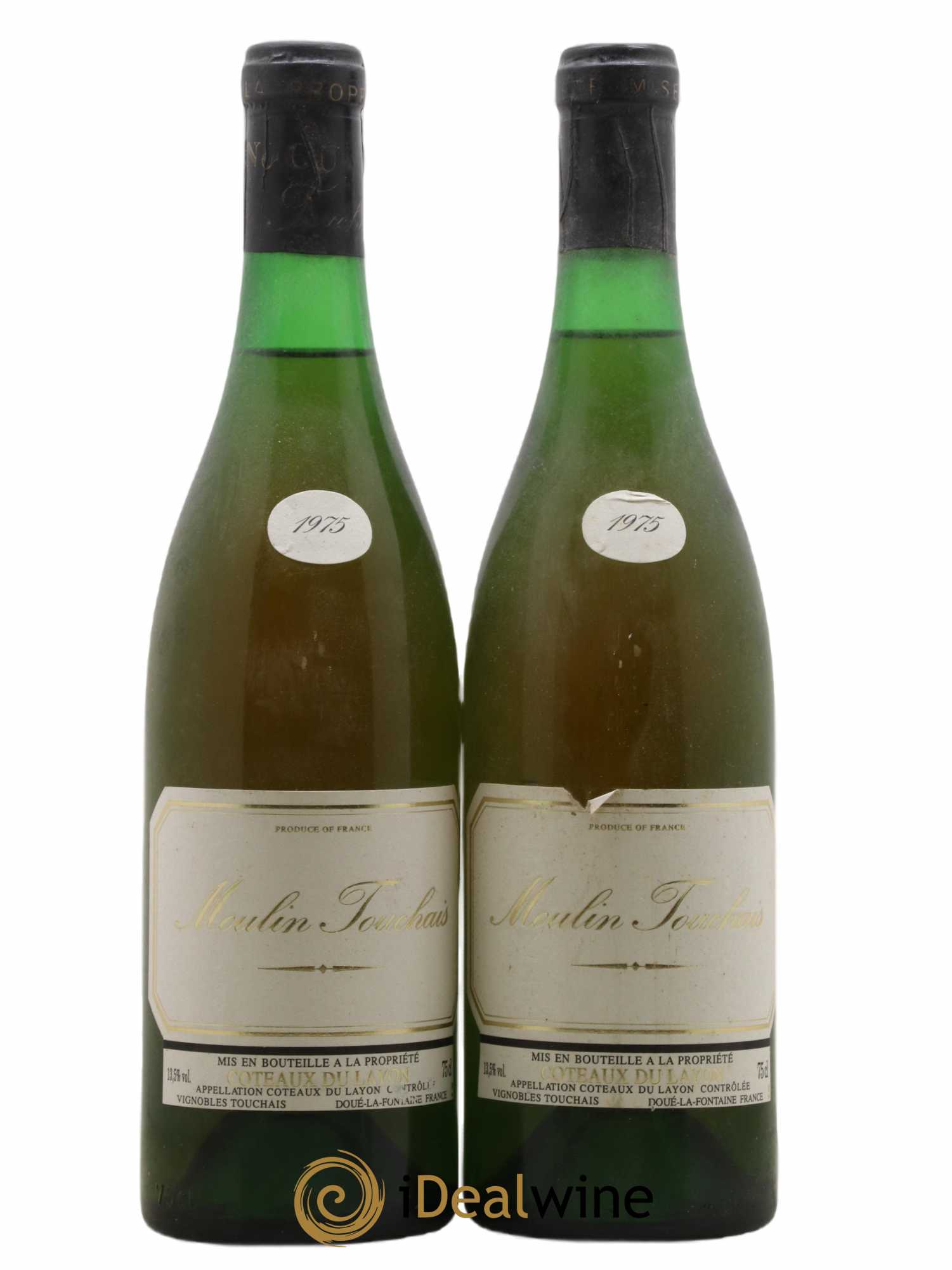 Coteaux du Layon Moulin Touchais 1975 - Lotto di 2 bottiglie - 0