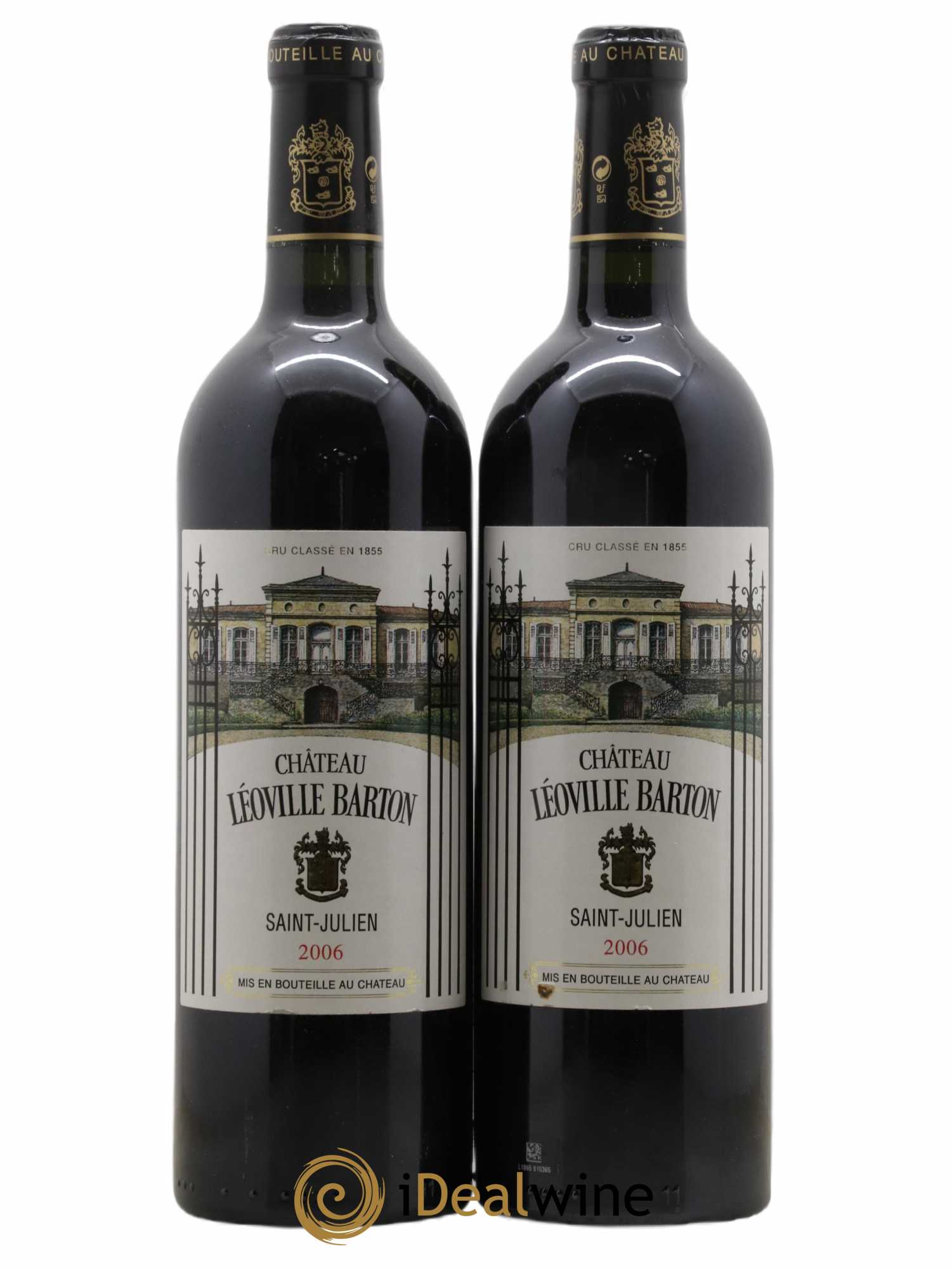 Château Léoville Barton 2ème Grand Cru Classé 2006 - Lot de 2 bouteilles - 0