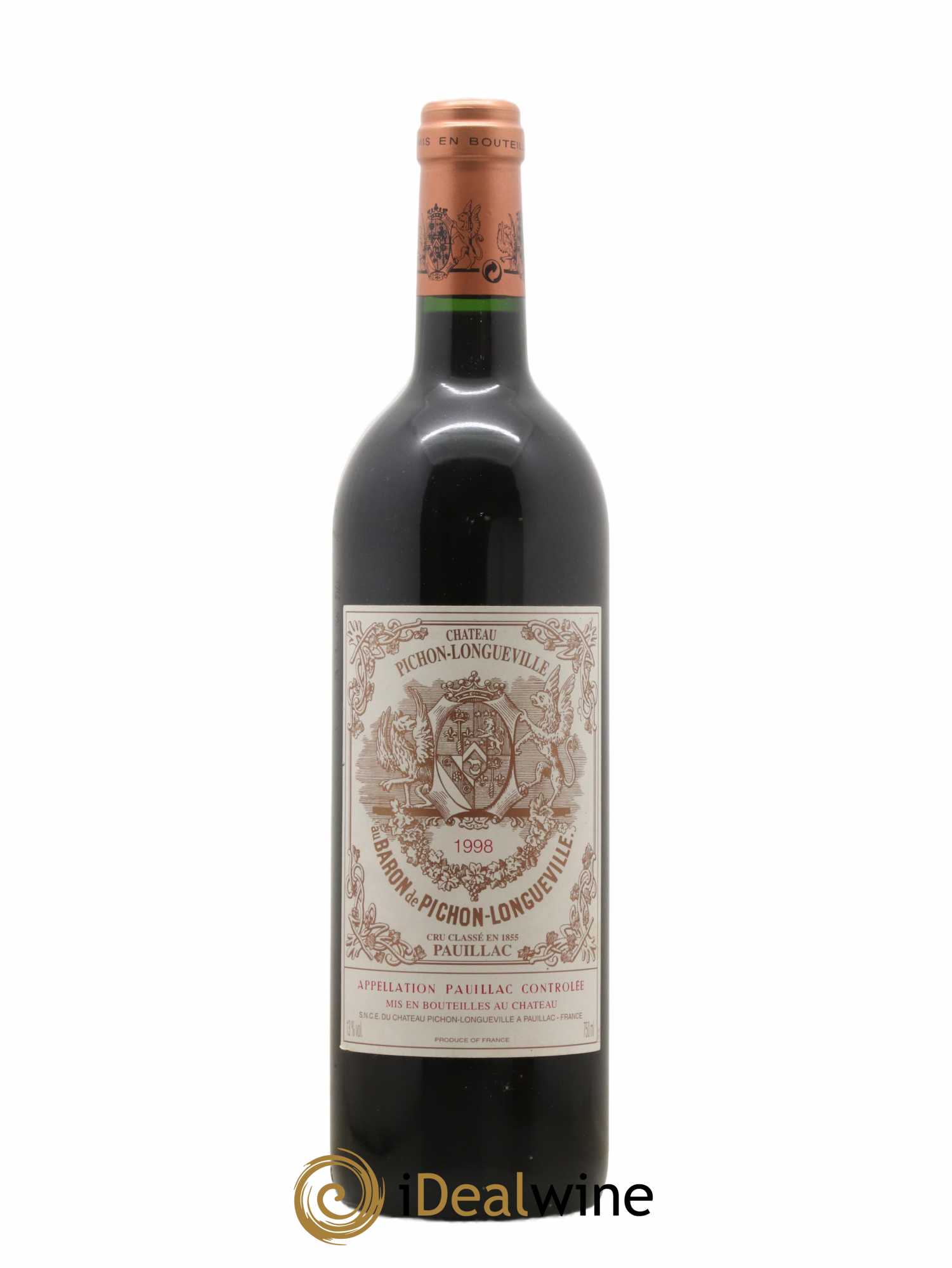 Pichon Longueville Baron 2ème Grand Cru Classé 1998 - Lot de 1 bouteille - 0