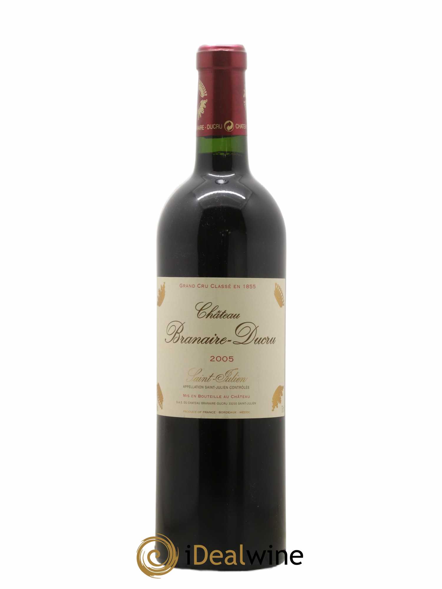 Château Branaire Ducru 4ème Grand Cru Classé 2005 - Lot de 1 bouteille - 0