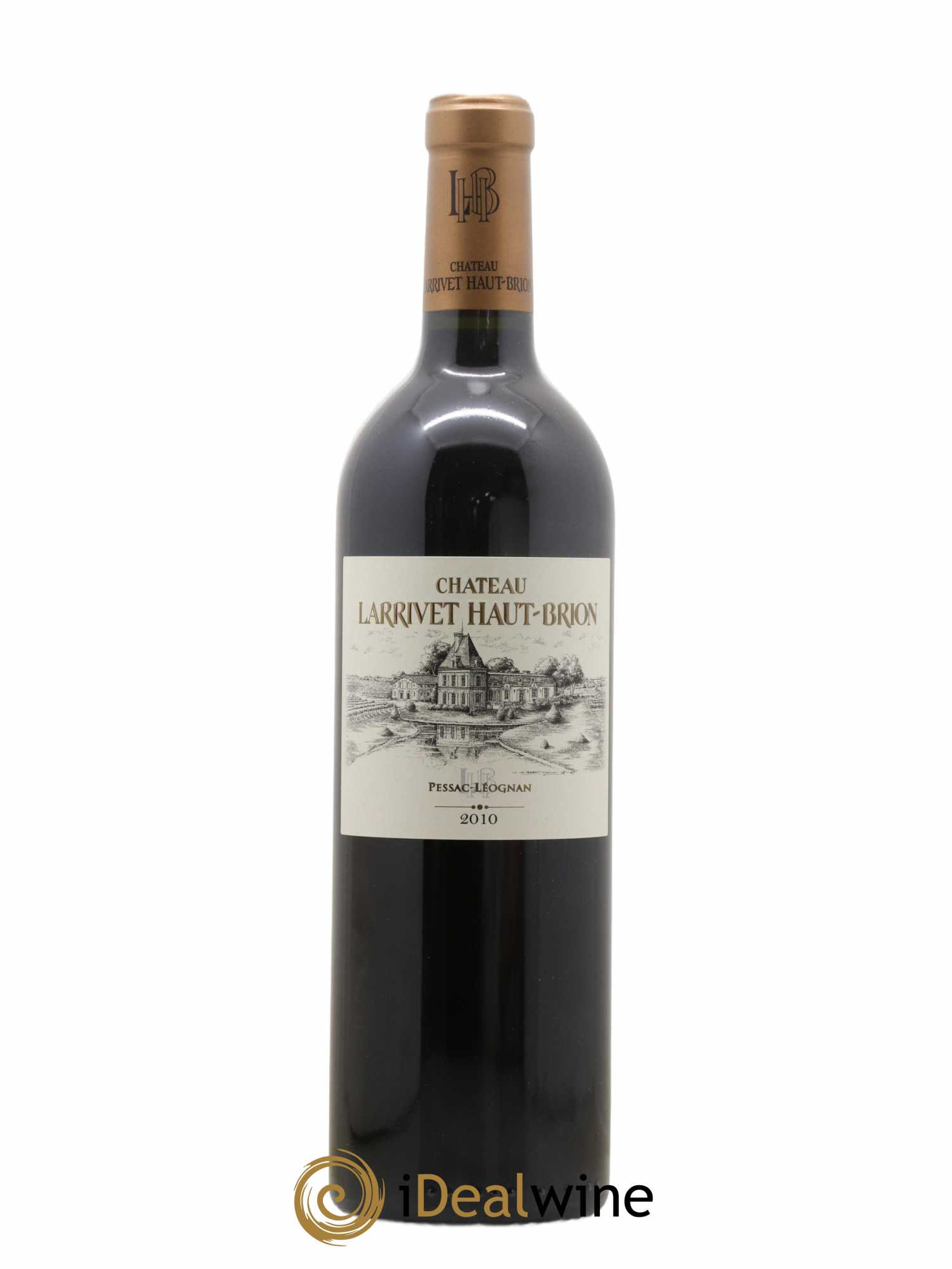 Château Larrivet Haut-Brion 2010 - Lot de 1 bouteille - 0
