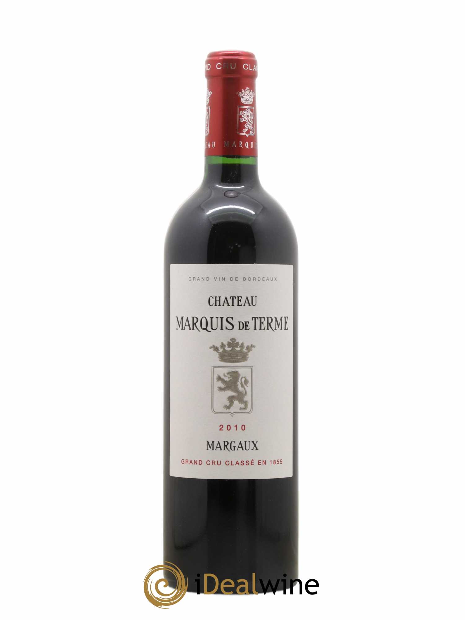 Château Marquis de Terme 4ème Grand Cru Classé 2010 - Lot de 1 bouteille - 0
