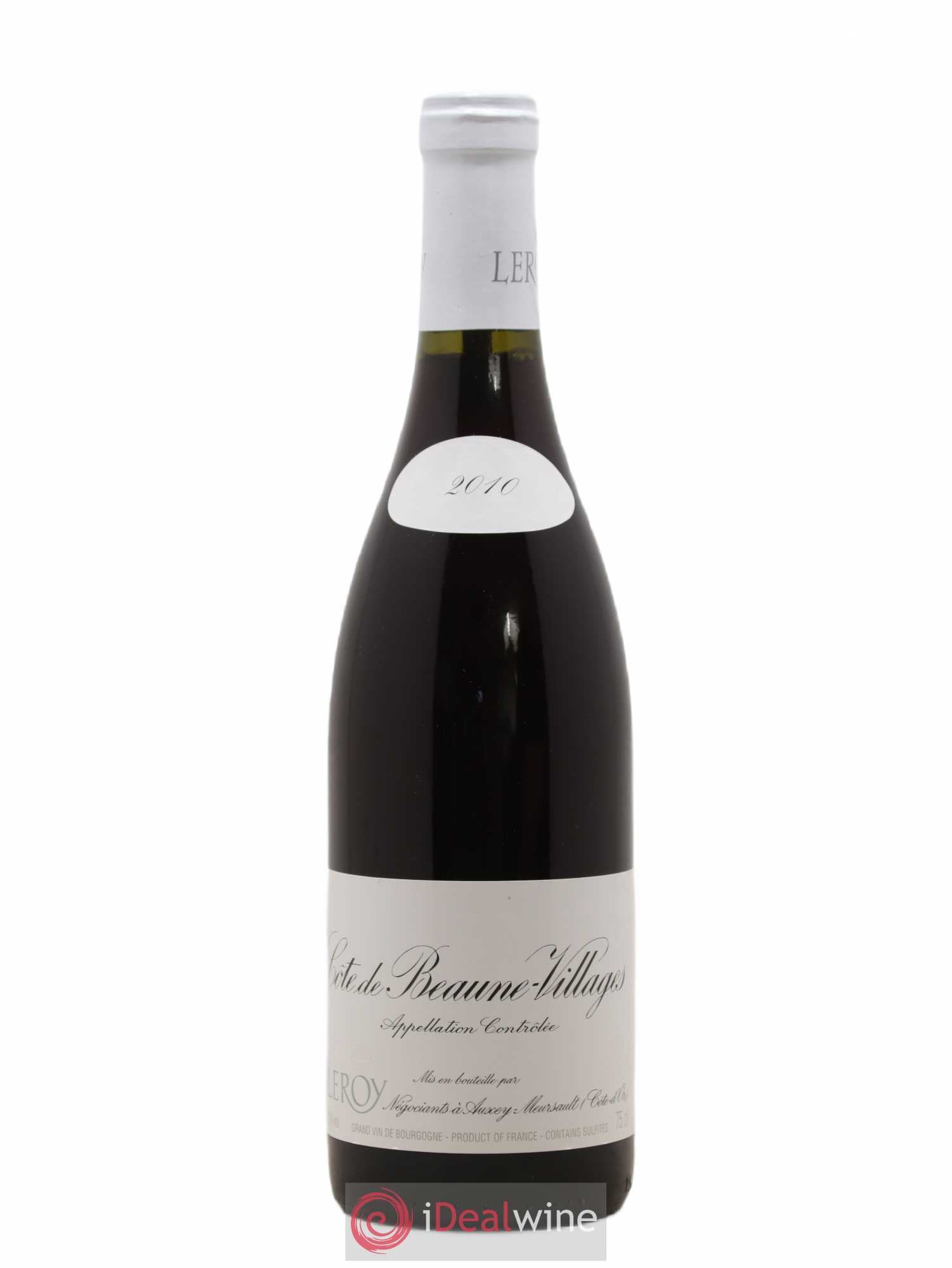 Côte de Beaune-Villages Leroy SA 2010 - Lot de 1 bouteille - 0