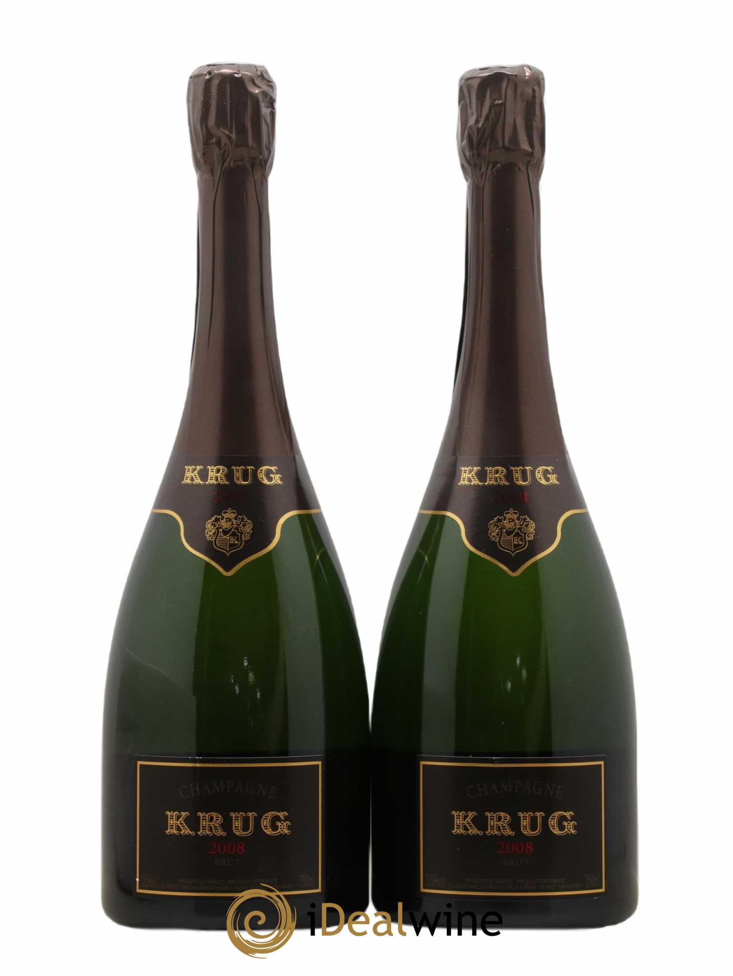 Vintage Krug 2008 - Lot de 2 bouteilles - 0