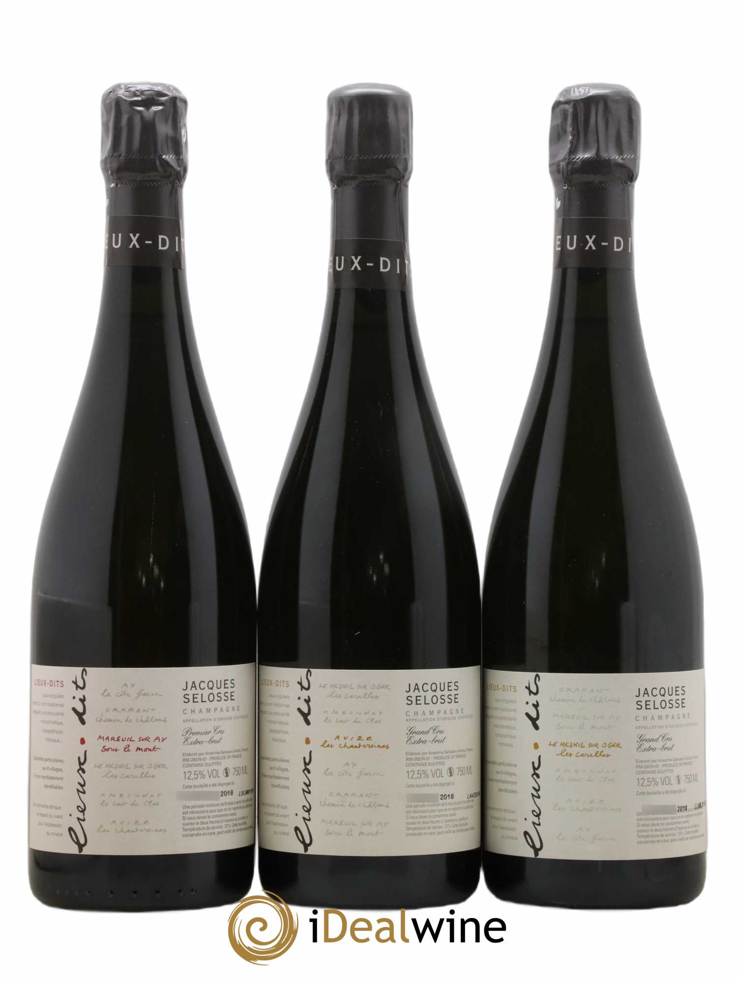 Caisse Collection Lieux-dits Jacques Selosse - Lot de 6 bouteilles - 2