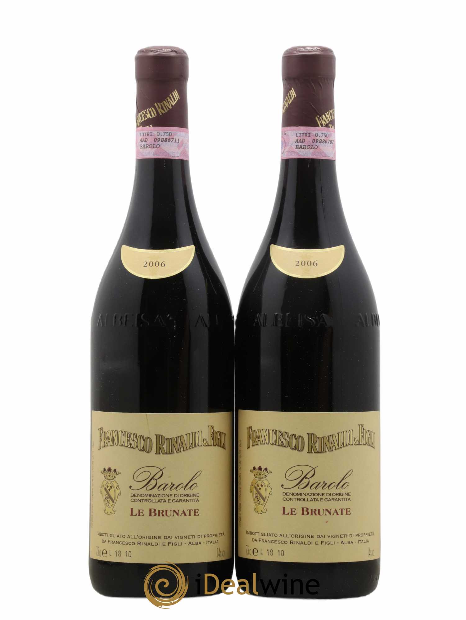 Barolo Brunate Francesco Rinaldi 2006 - Lot of 2 bottles - 0