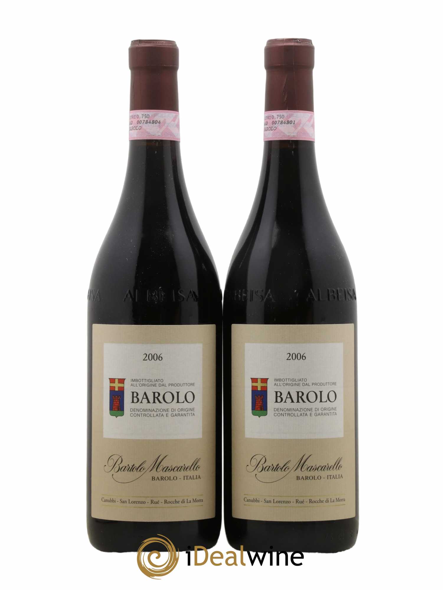 Barolo DOCG Bartolo Mascarello 2006 - Lot de 2 bouteilles - 0