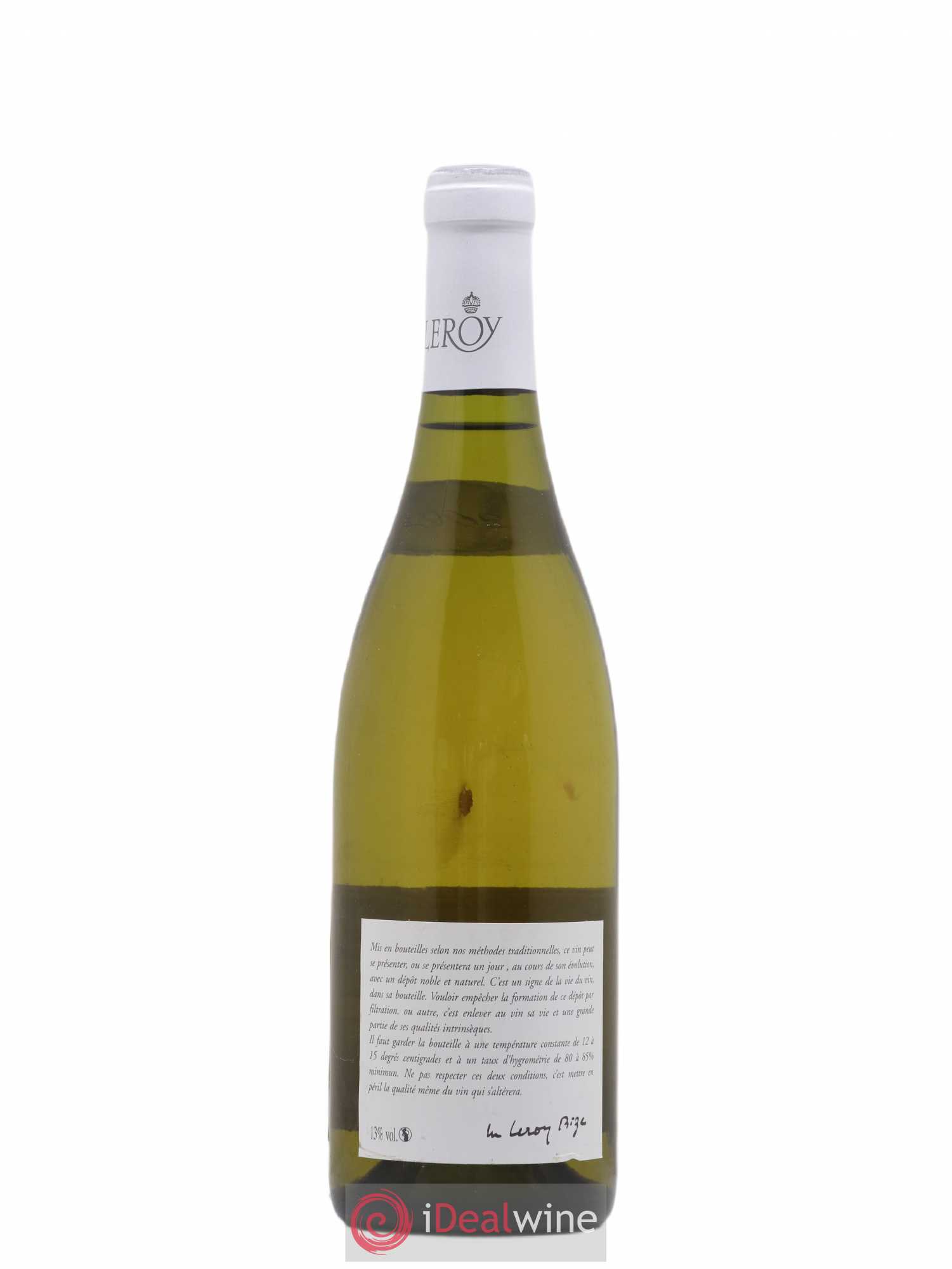 Saint-Aubin 1er Cru Le Charmois Leroy SA 2002 - Lot de 1 bouteille - 1