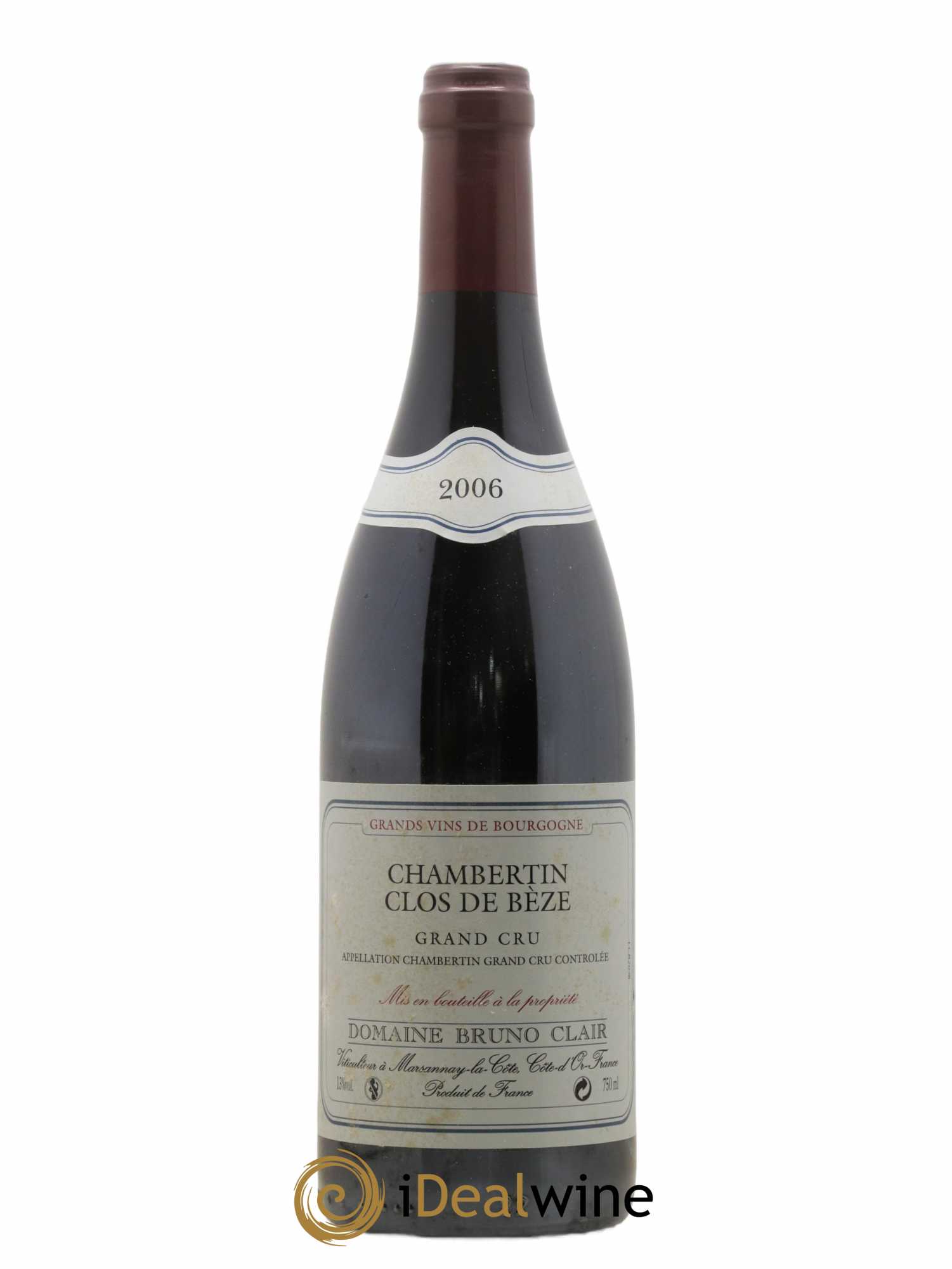 Chambertin Clos de Bèze Grand Cru Bruno Clair (Domaine) 2006 - Lot de 1 bouteille - 0