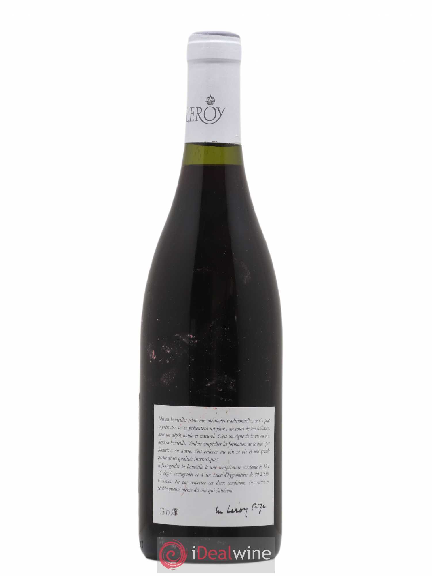 Santenay 1er Cru La Comme Leroy SA 2013 - Lot de 1 bouteille - 1