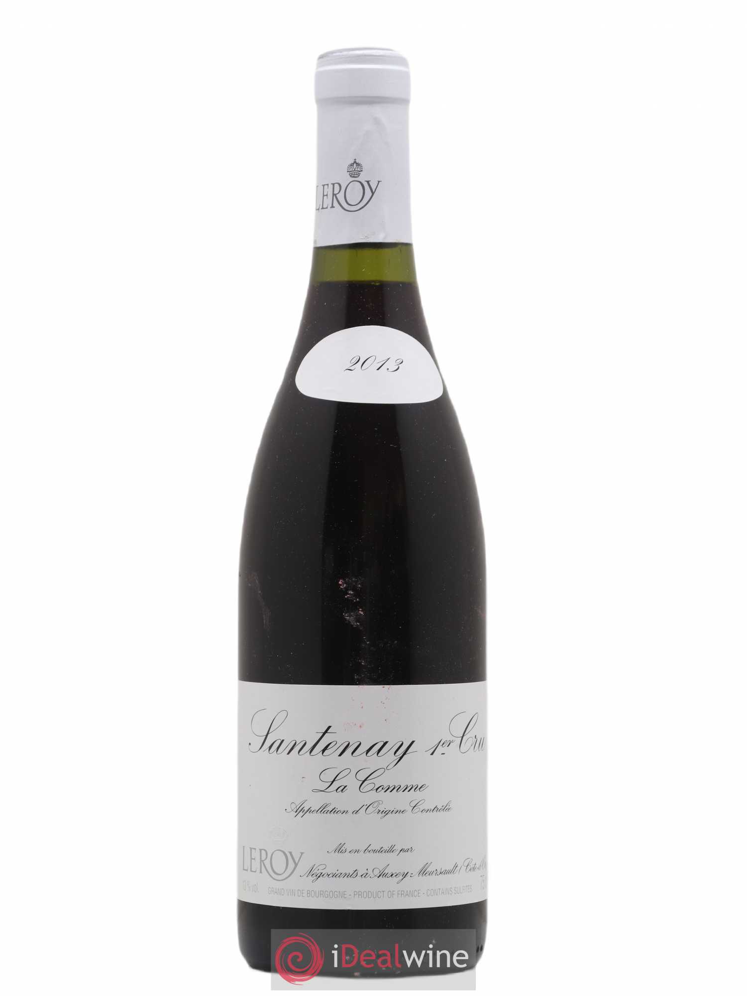 Santenay 1er Cru La Comme Leroy SA 2013 - Lot de 1 bouteille - 0