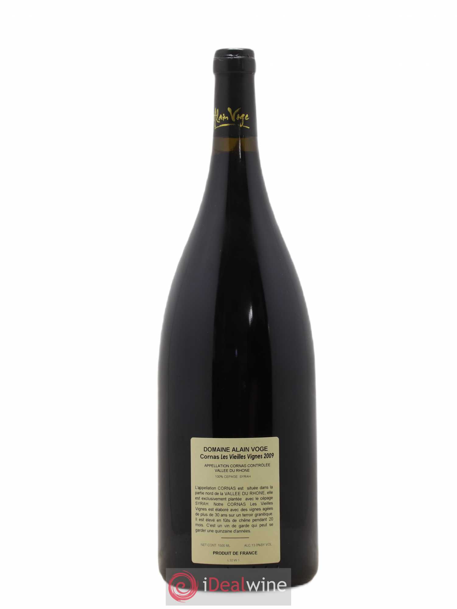 Cornas Les Vieilles Vignes Alain Voge (Domaine) 2009 - Lot de 1 magnum - 1