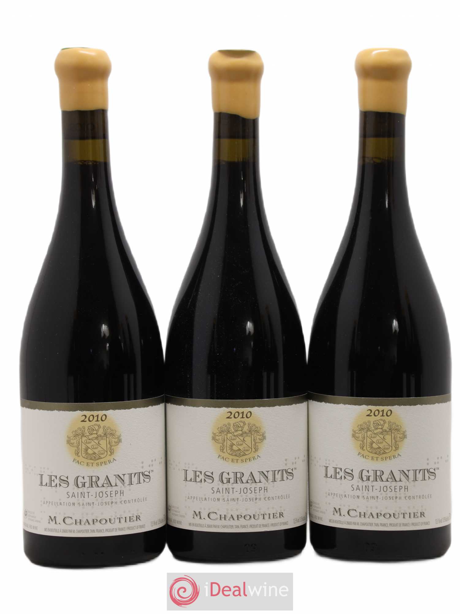 Saint-Joseph Les Granits Chapoutier 2010 - Lot de 6 bouteilles - 1