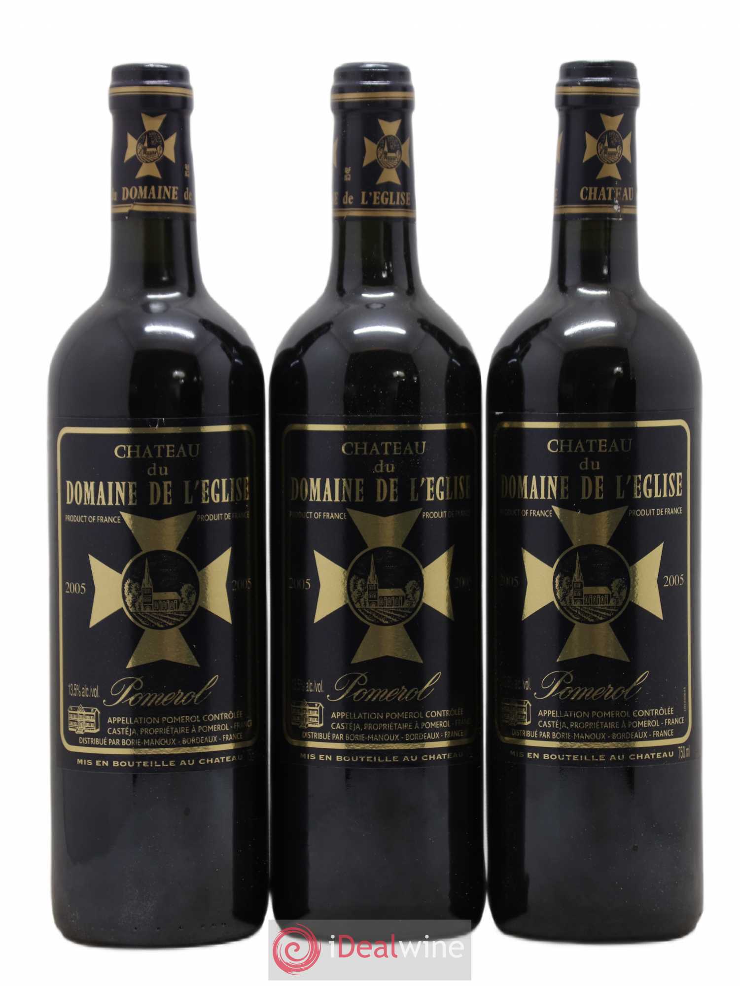 Château du Domaine de l'Église 2005 - Lot de 12 bouteilles - 1