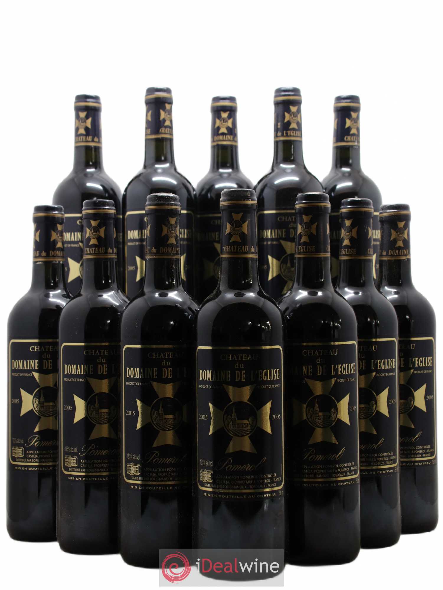 Château du Domaine de l'Église 2005 - Lot de 12 bouteilles - 0