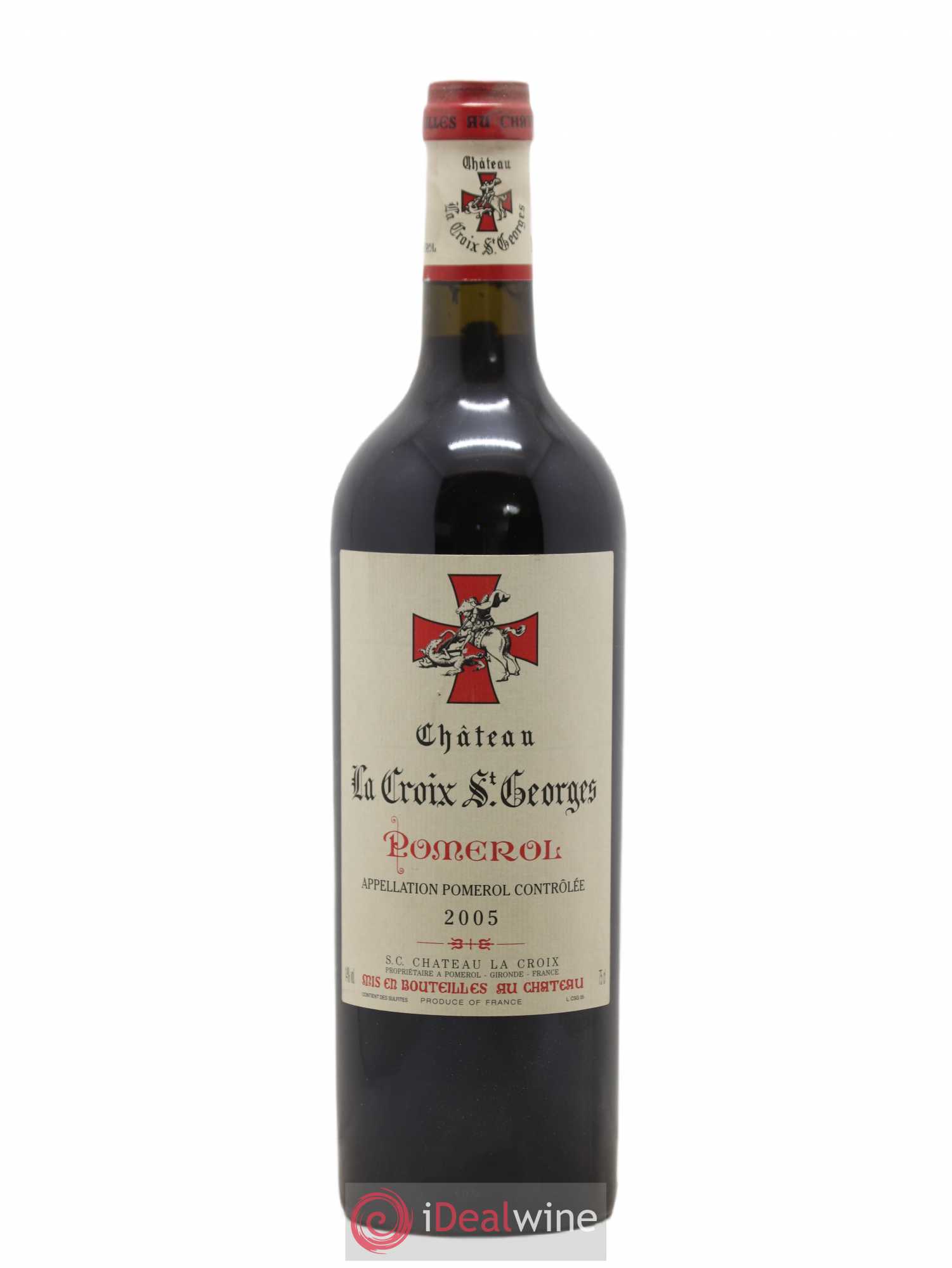 Château la Croix Saint-Georges 2005 - Lot de 1 bouteille - 0