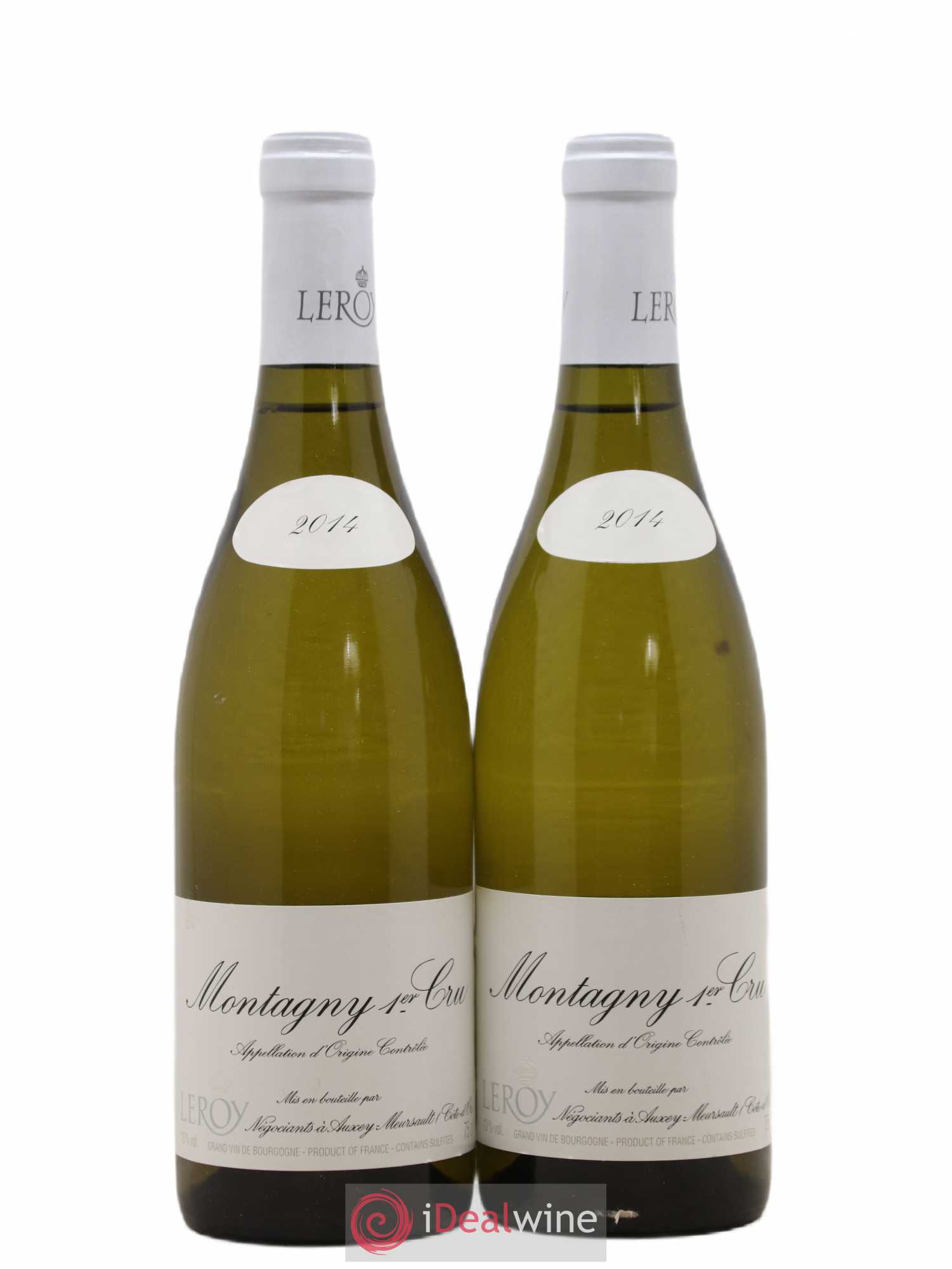 Montagny 1er Cru Leroy SA 2014 - Lot de 2 bouteilles - 0