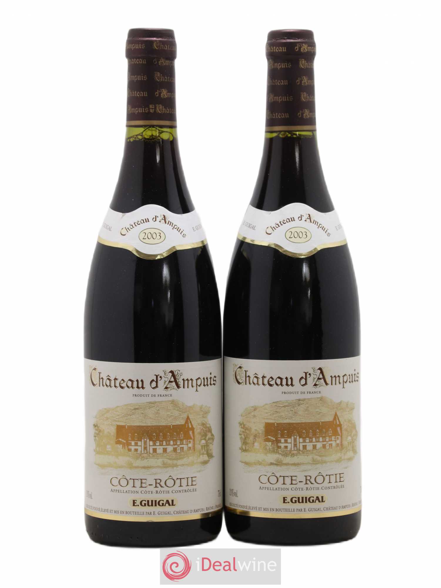 Côte-Rôtie Château d'Ampuis Guigal 2003 - Lot de 2 bouteilles - 0