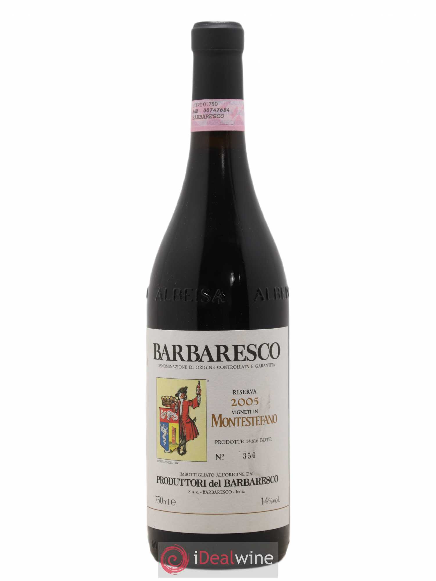 Barbaresco DOCG Riserva Montestefano Produttori del Barbaresco 2005 - Posten von 1 Flasche - 0