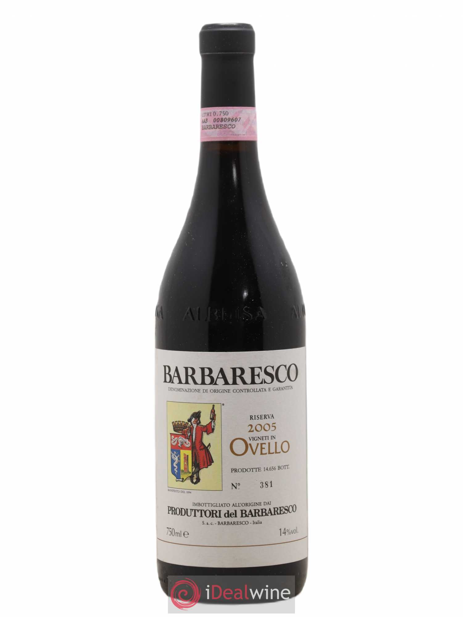 Barbaresco DOCG Riserva Ovello Produttori del Barbaresco 2005 - Lot de 1 bouteille - 0