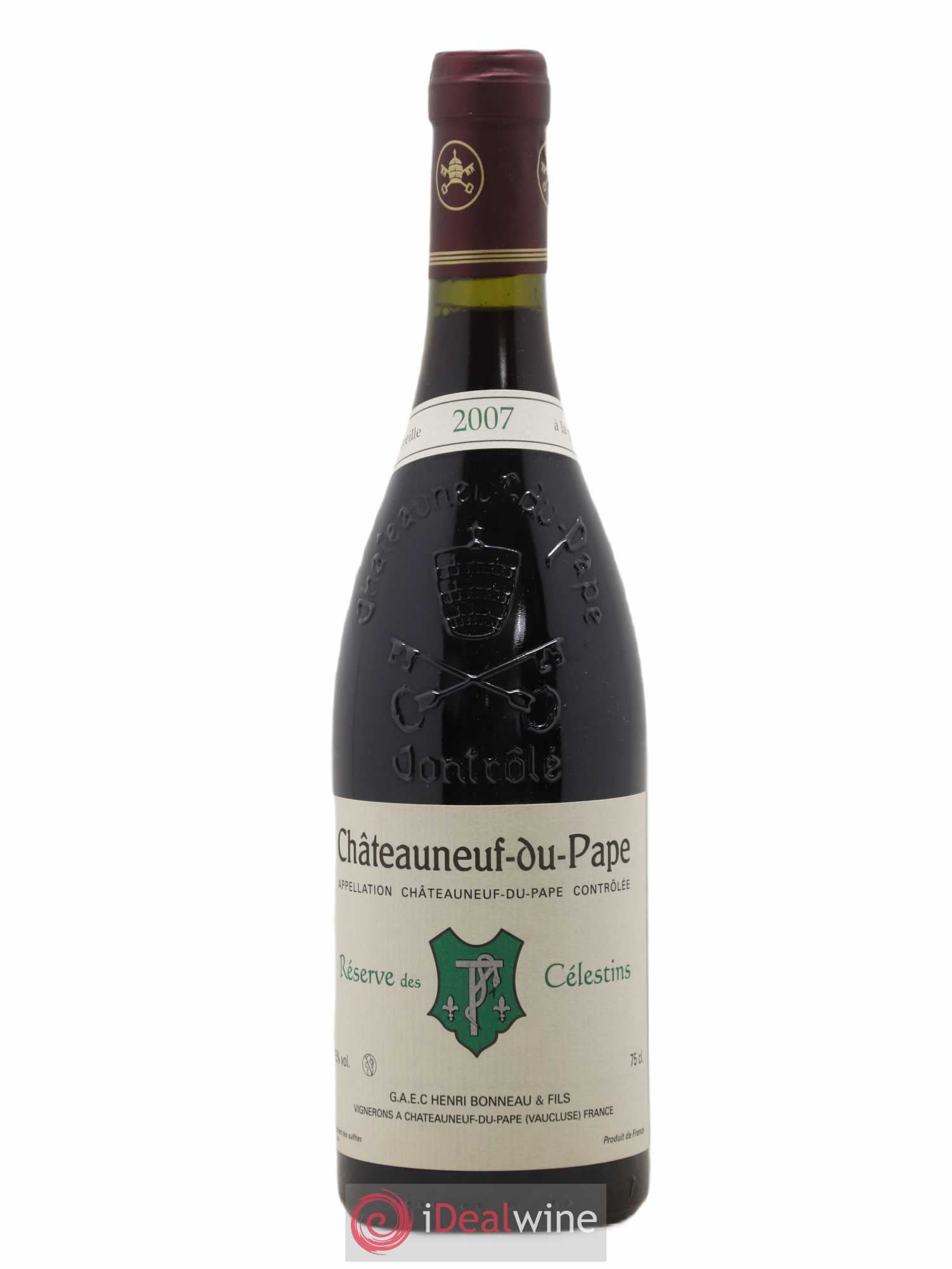 Châteauneuf-du-Pape Réserve des Célestins Henri Bonneau & Fils 2007 - Lot de 1 bouteille - 0