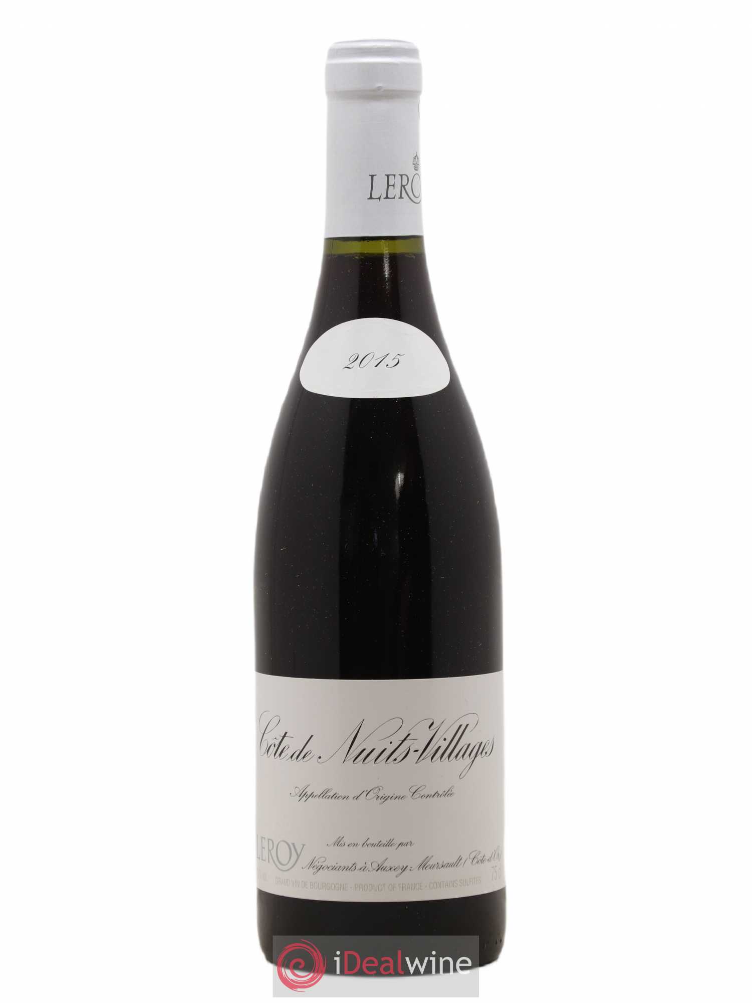 Côte de Nuits-Villages Leroy SA 2015 - Lot de 1 bouteille - 0