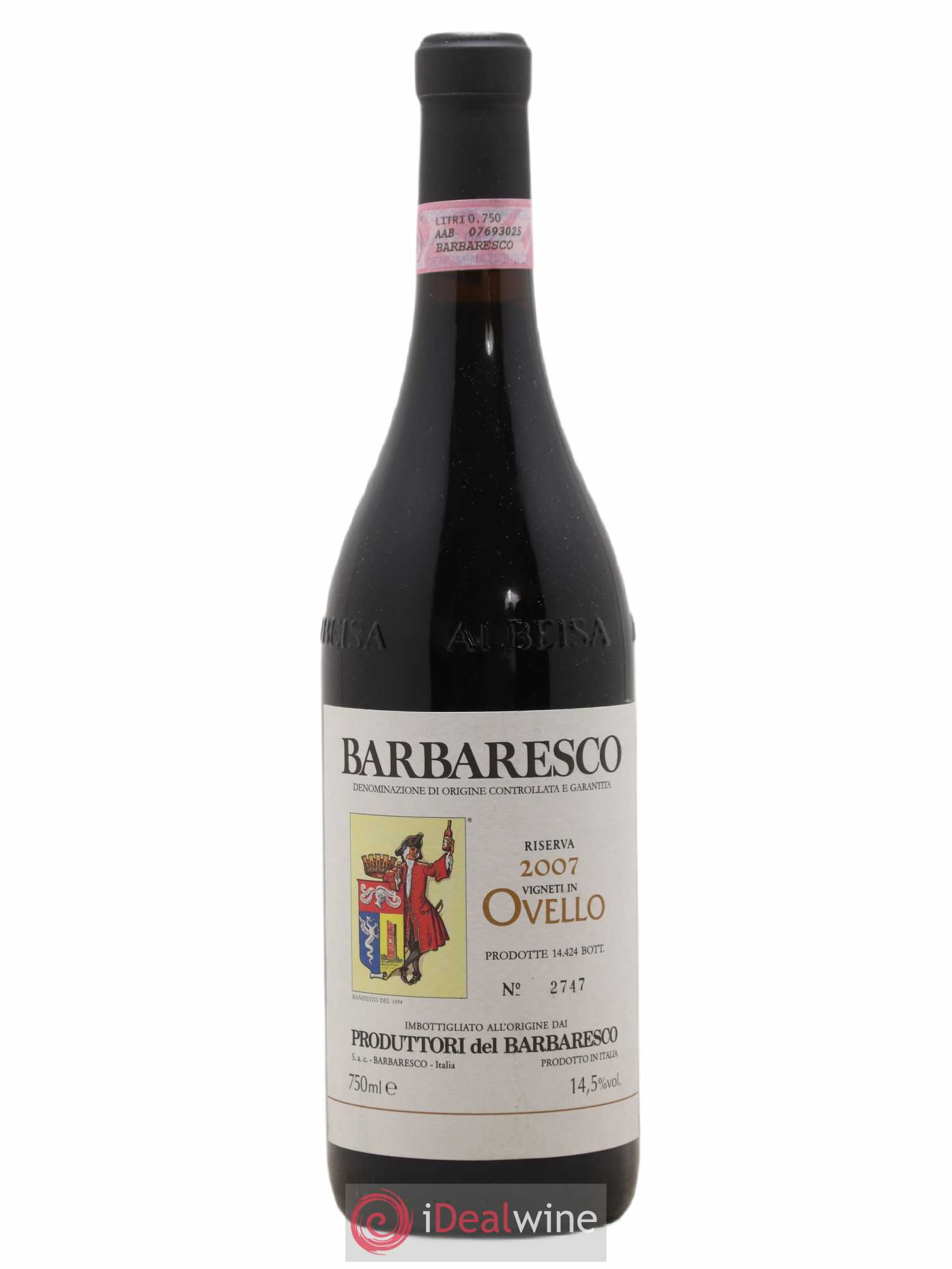 Barbaresco DOCG Riserva Ovello Produttori del Barbaresco 2007 - Lot of 1 bottle - 0