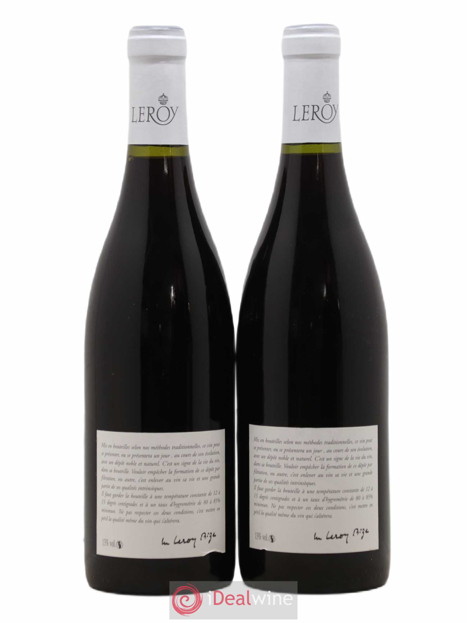 Savigny-lès-Beaune 1er Cru Les Narbantons Leroy SA 2015 - Lot de 2 bouteilles - 1