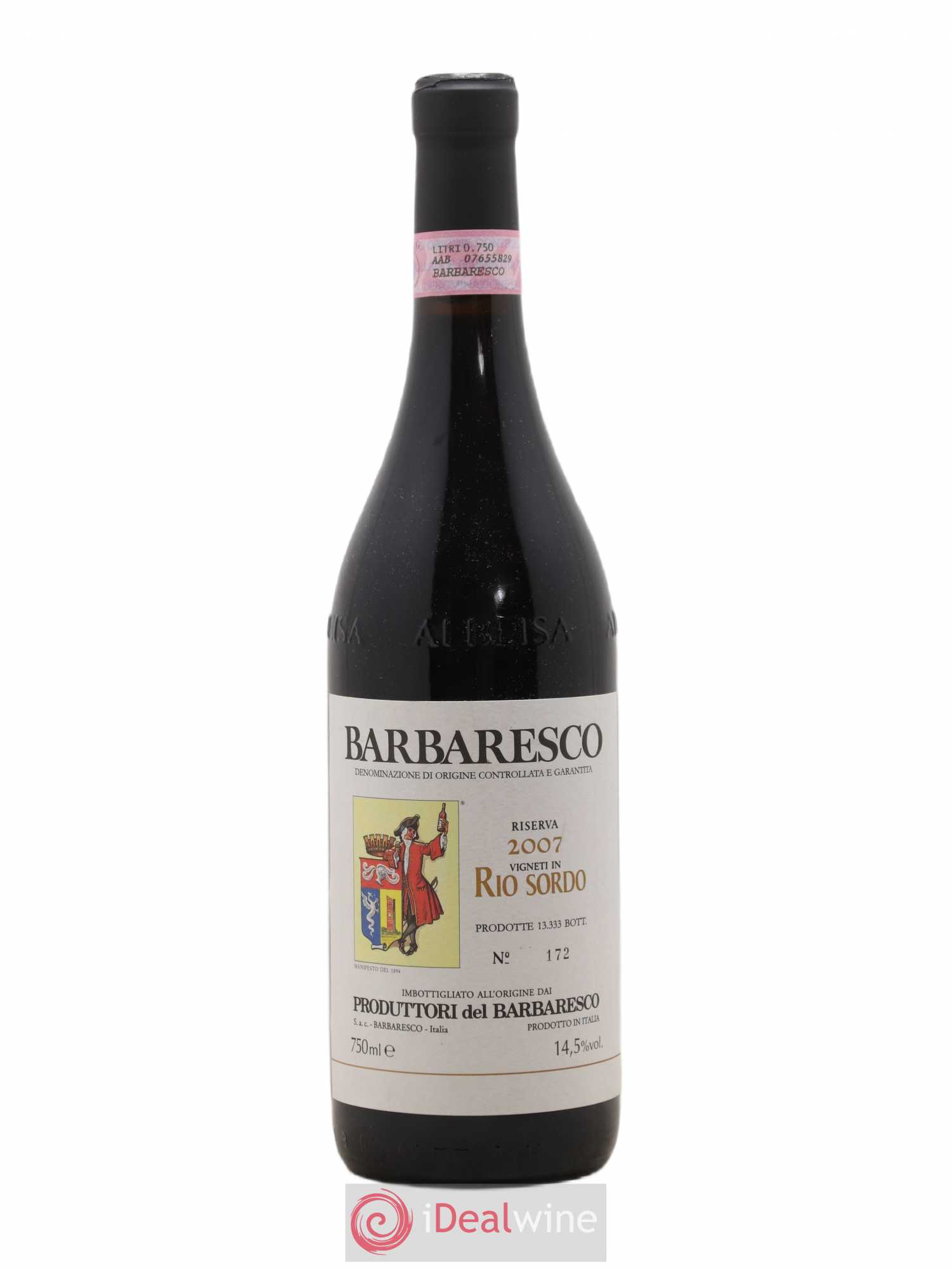 Barbaresco DOCG Riserva Rio Sordo Produttori del Barbaresco 2007 - Posten von 1 Flasche - 0