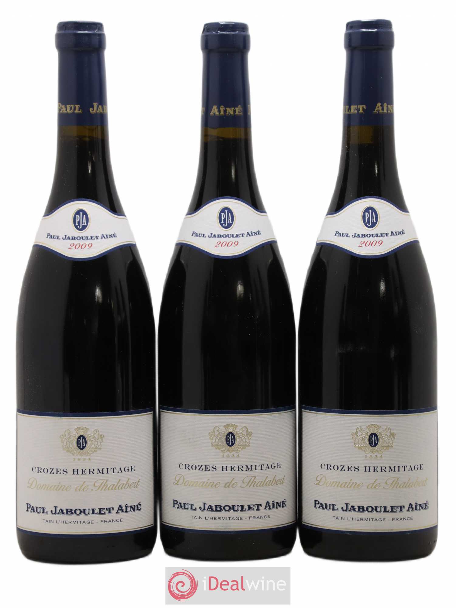Crozes-Hermitage Domaine de Thalabert Paul Jaboulet Ainé 2009 - Lot de 6 bouteilles - 1