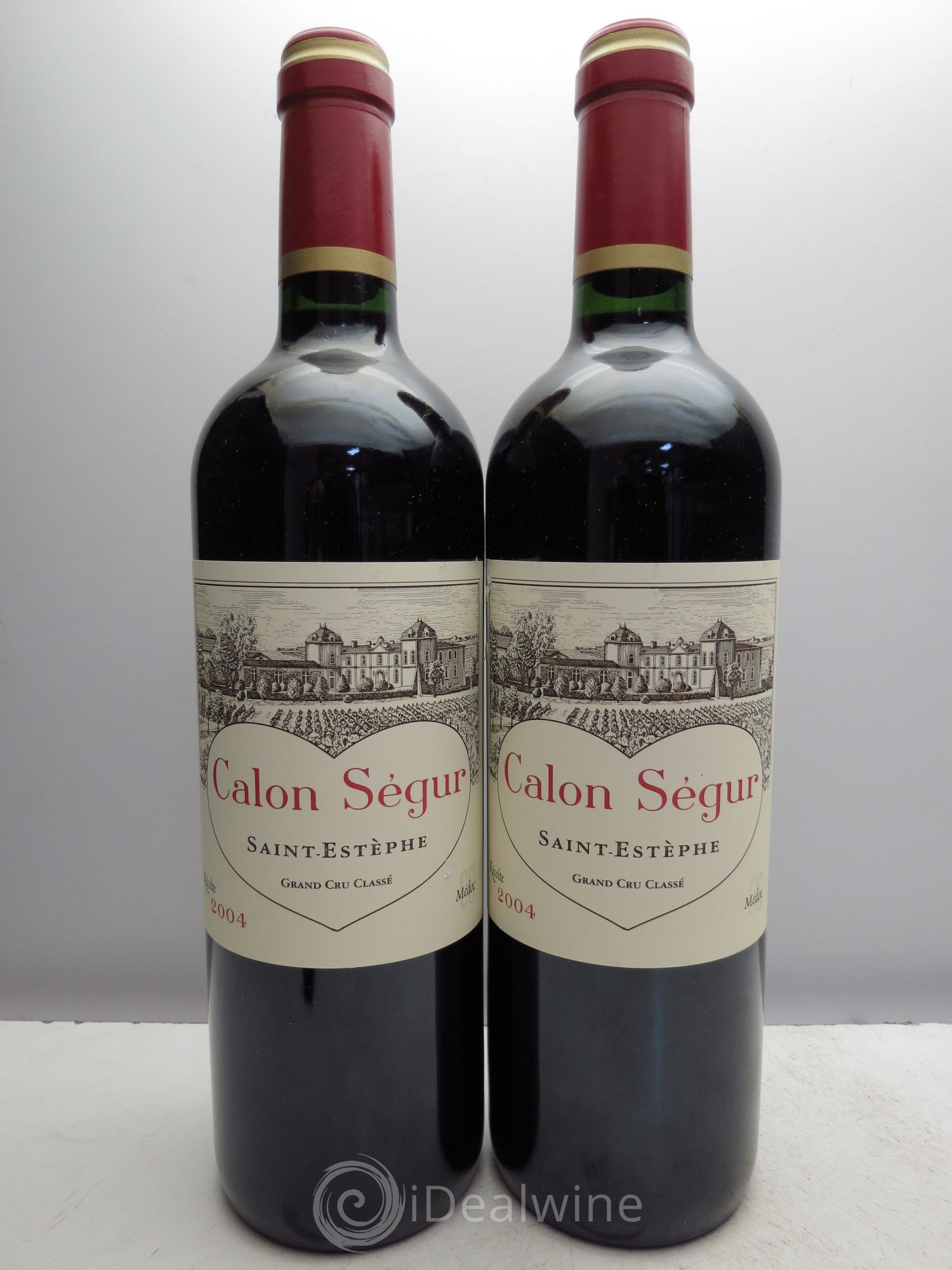 Château Calon Ségur 3ème Grand Cru Classé 2004 - Lot de 2 bouteilles - 0
