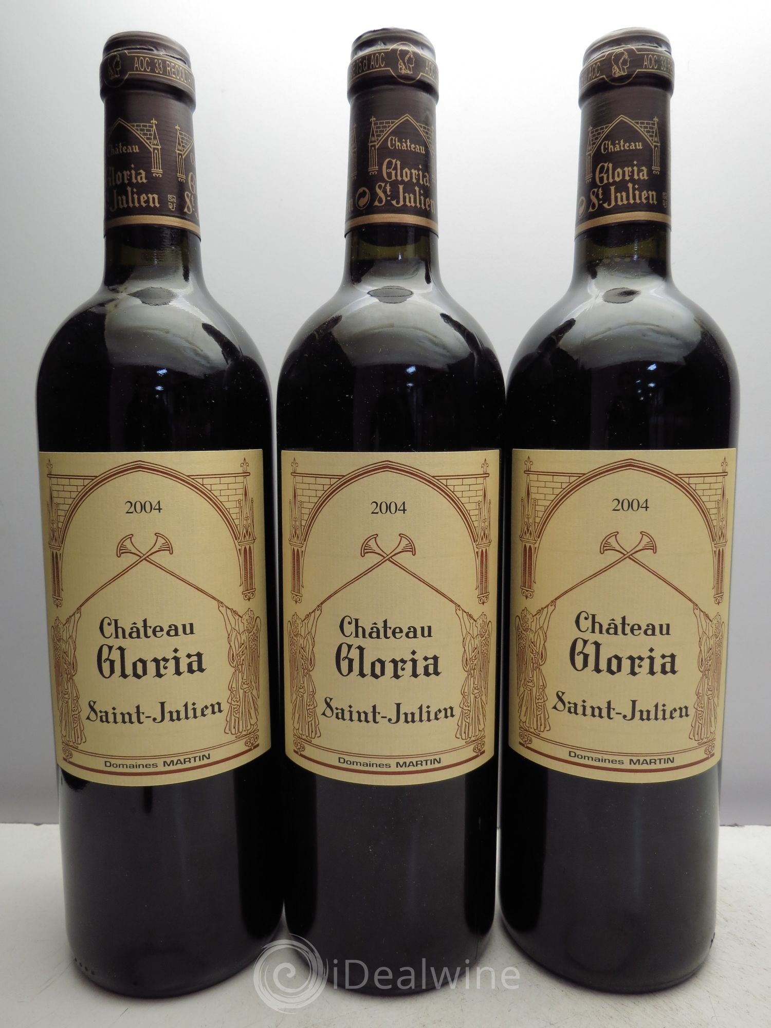 Château Gloria 2004 - Lot de 3 bouteilles - 0