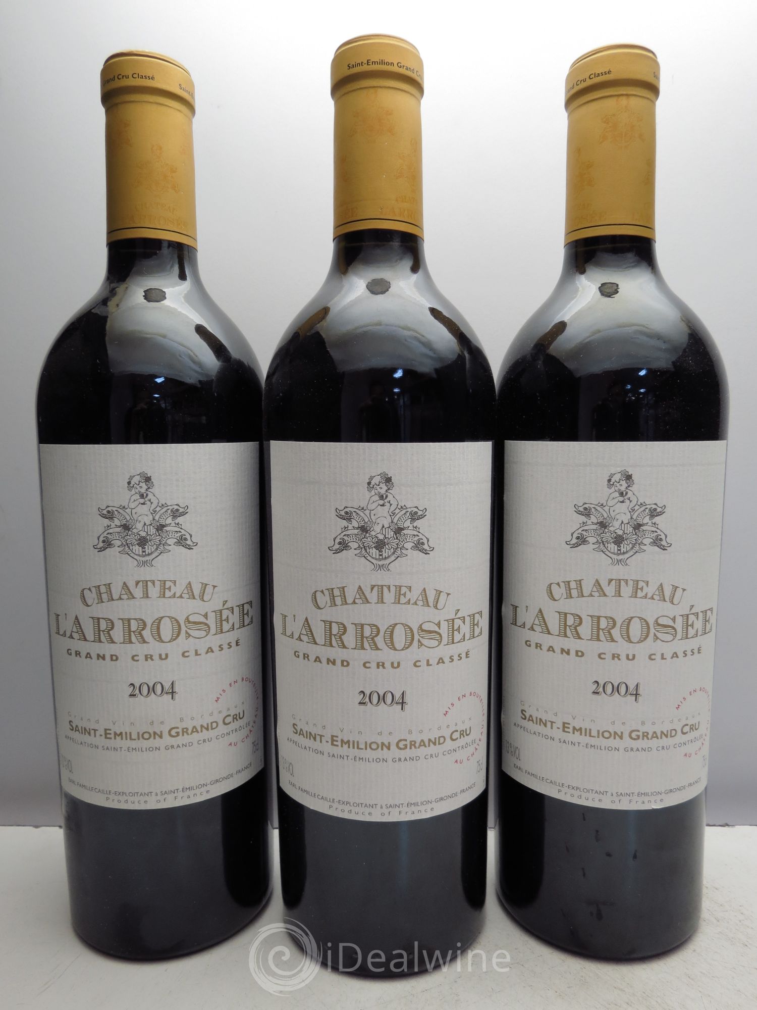 Château l' Arrosée Grand Cru Classé 2004 - Lot de 3 bouteilles - 0
