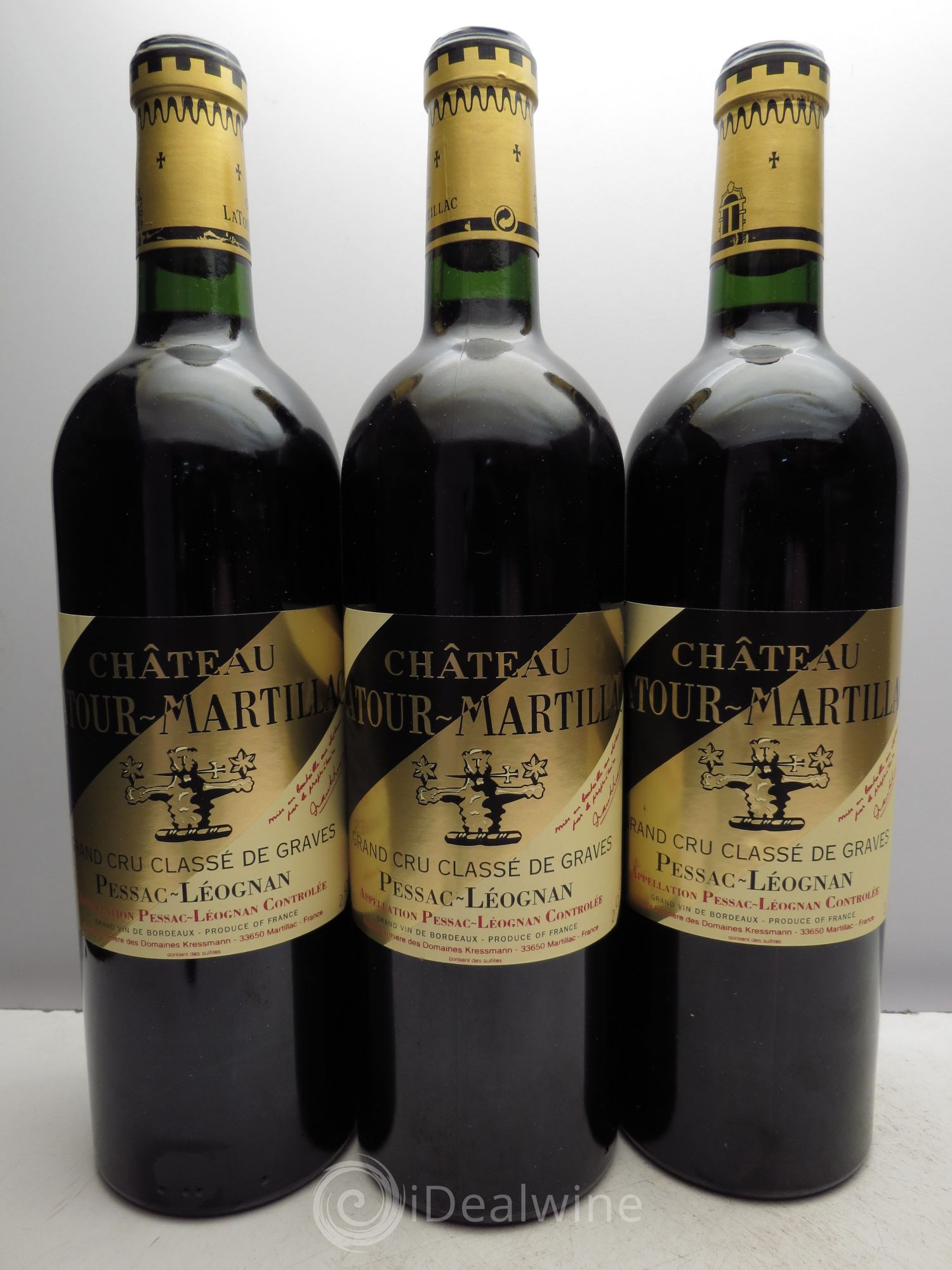 Château Latour-Martillac Cru Classé de Graves 2004 - Lot de 3 bouteilles - 0