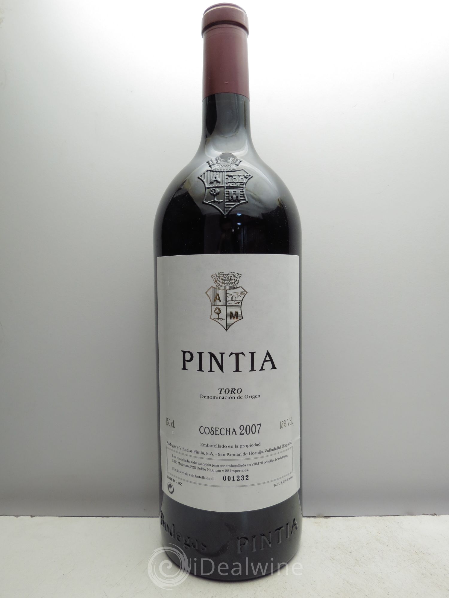 Toro DO Vega Sicilia Pintia Famille Alvarez 2007 - Lot de 1 magnum - 0