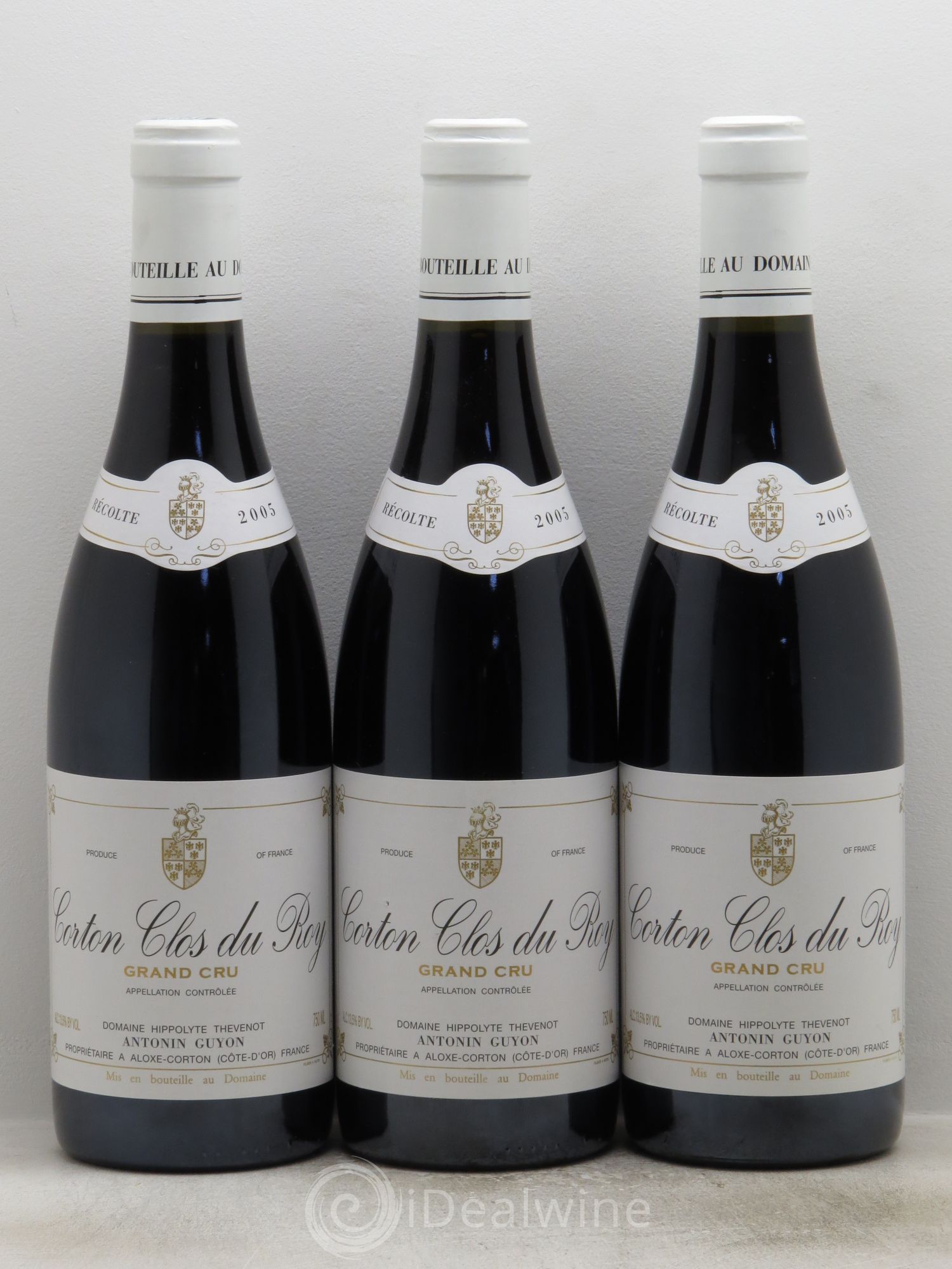 Corton Grand Cru Clos du Roy Antonin Guyon 2005 - Posten von 3 Flaschen - 0
