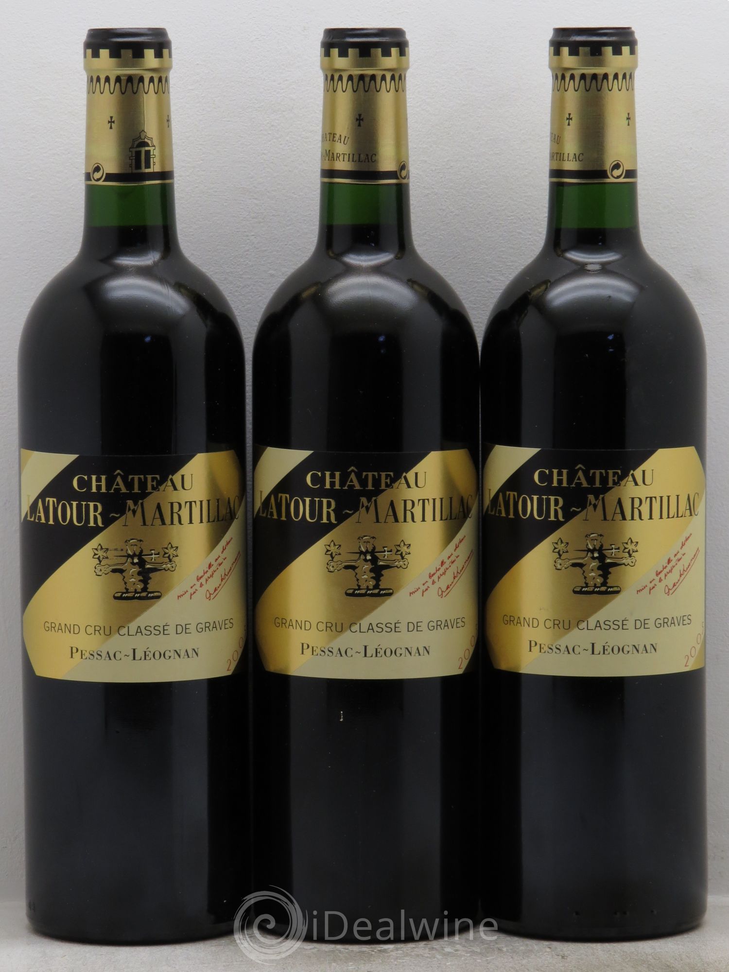 Château Latour-Martillac Cru Classé de Graves 2005 - Lot de 3 bouteilles - 0