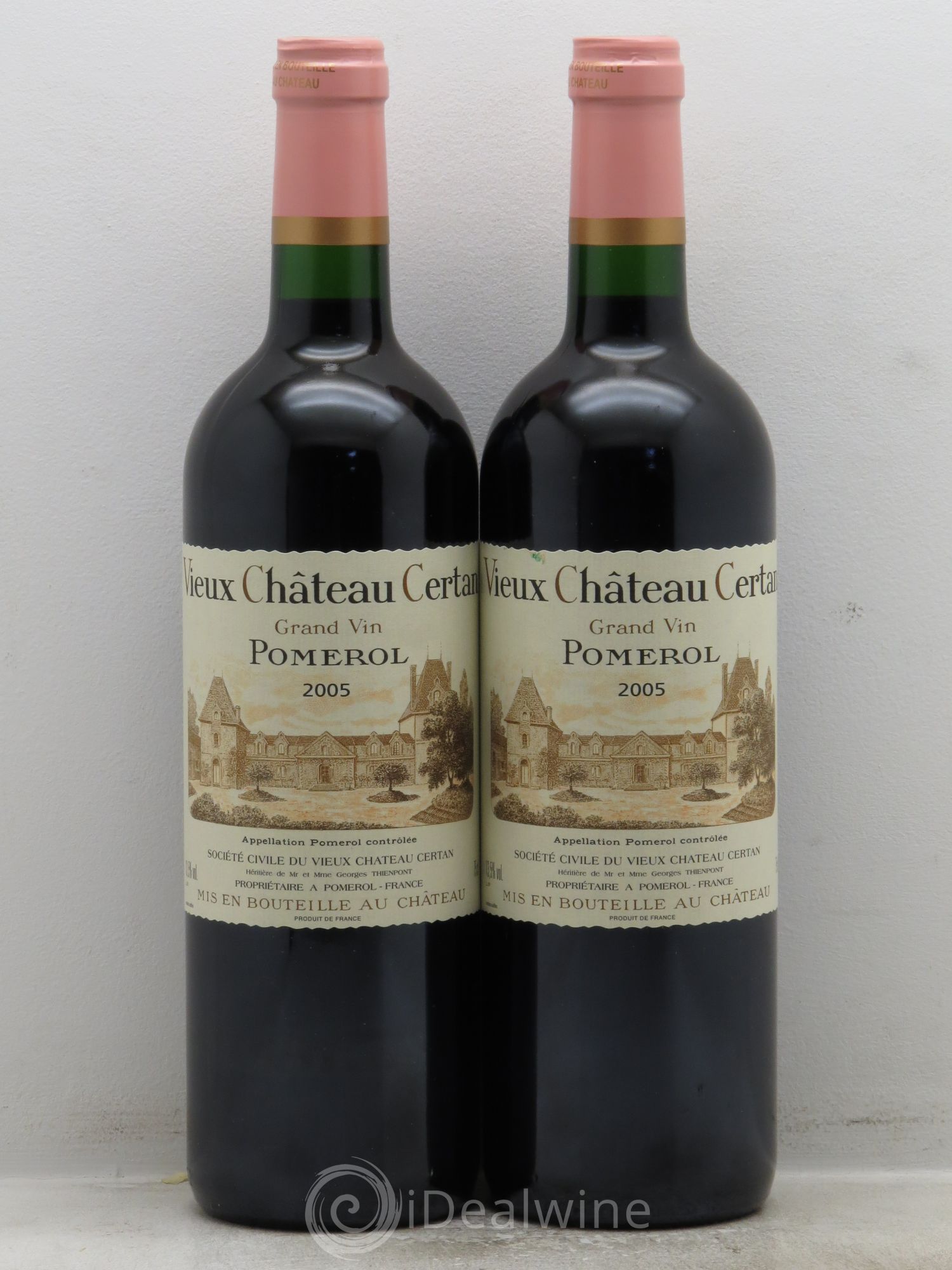 Vieux Château Certan 2005 - Lot de 2 bouteilles - 0