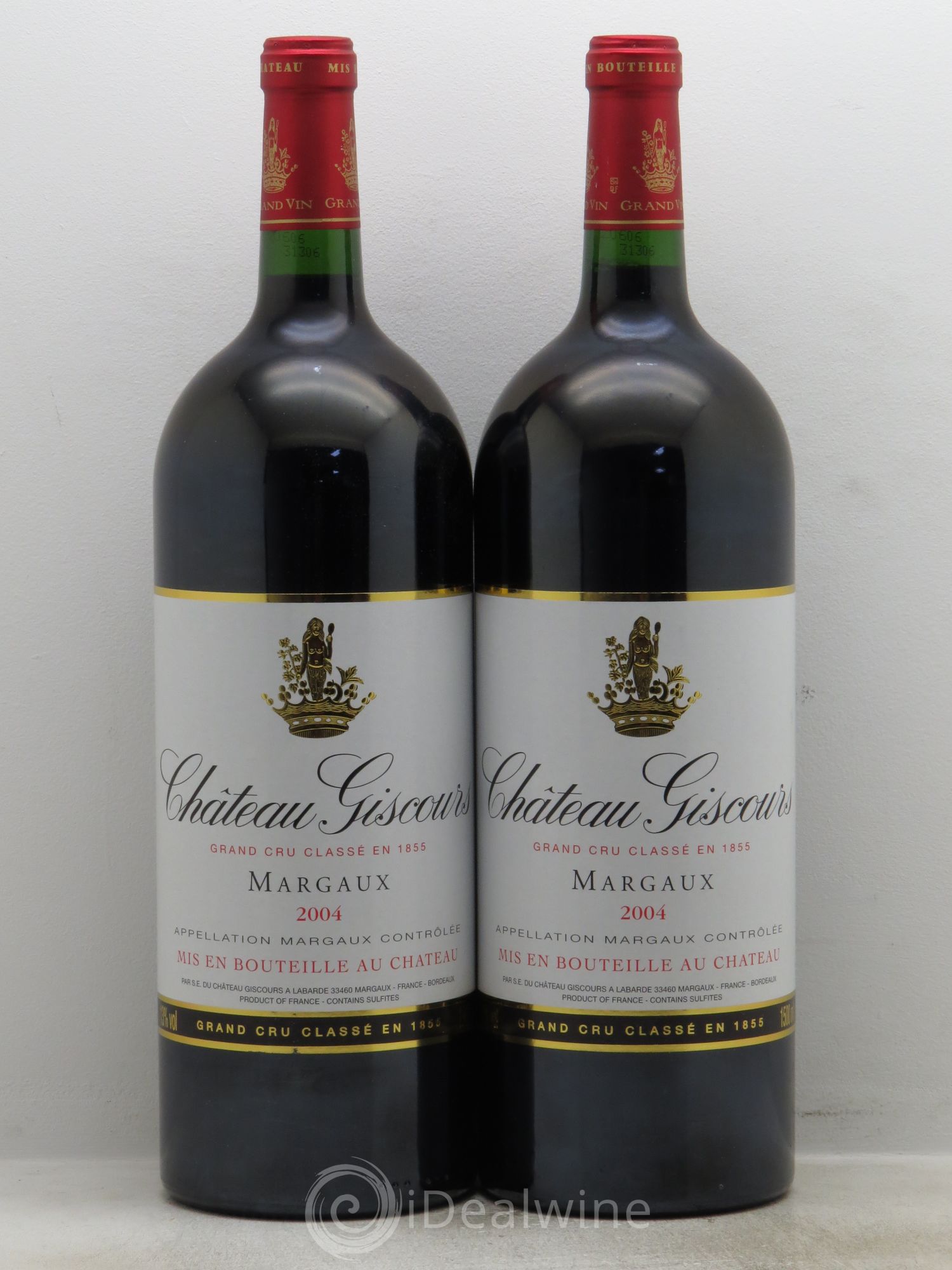 Château Giscours 3ème Grand Cru Classé 2004 - Lot de 2 magnums - 0