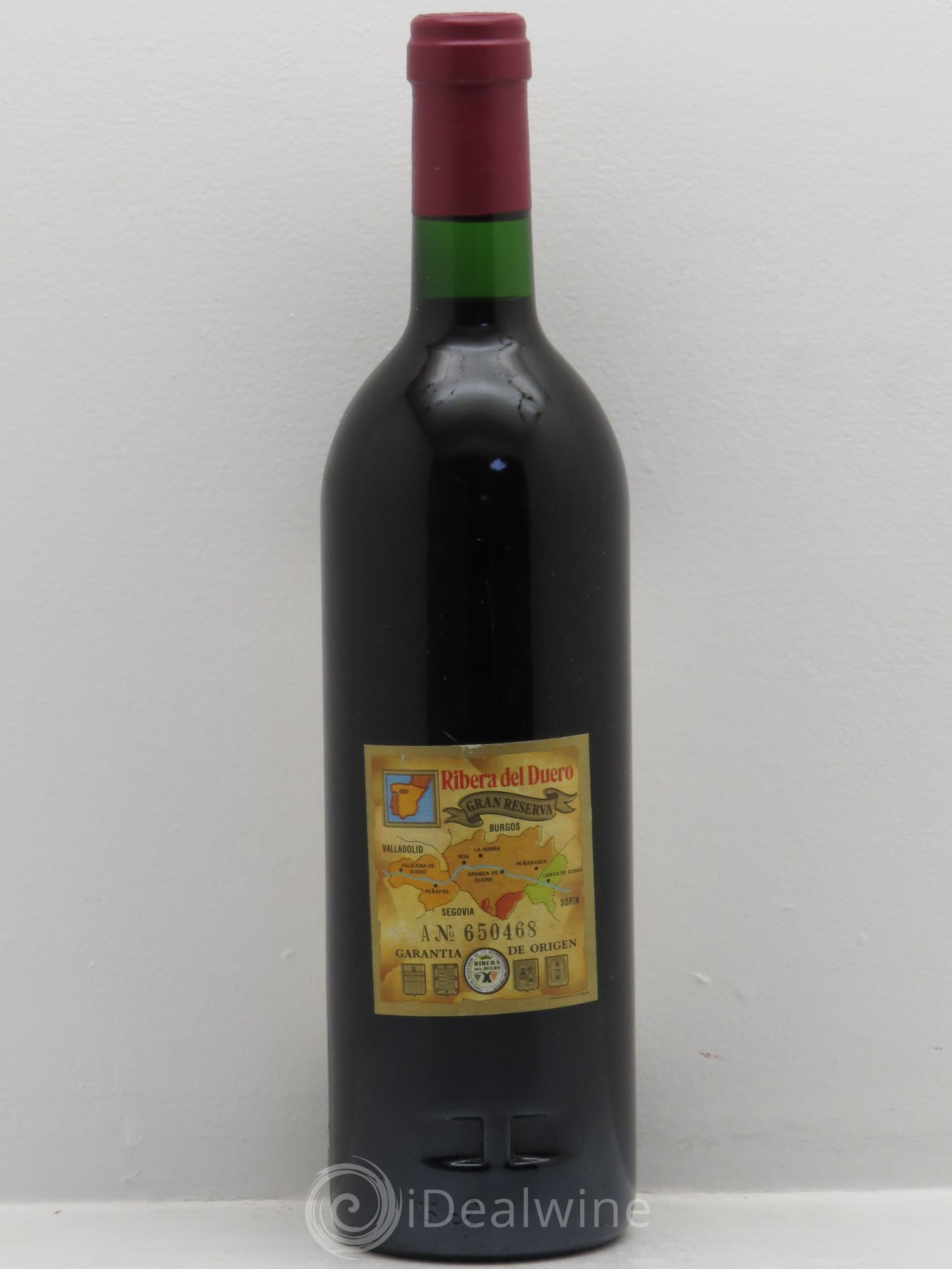 Ribera Del Duero DO Vega Sicilia Unico Famille Alvarez 1962 - Lot de 1 bouteille - 1